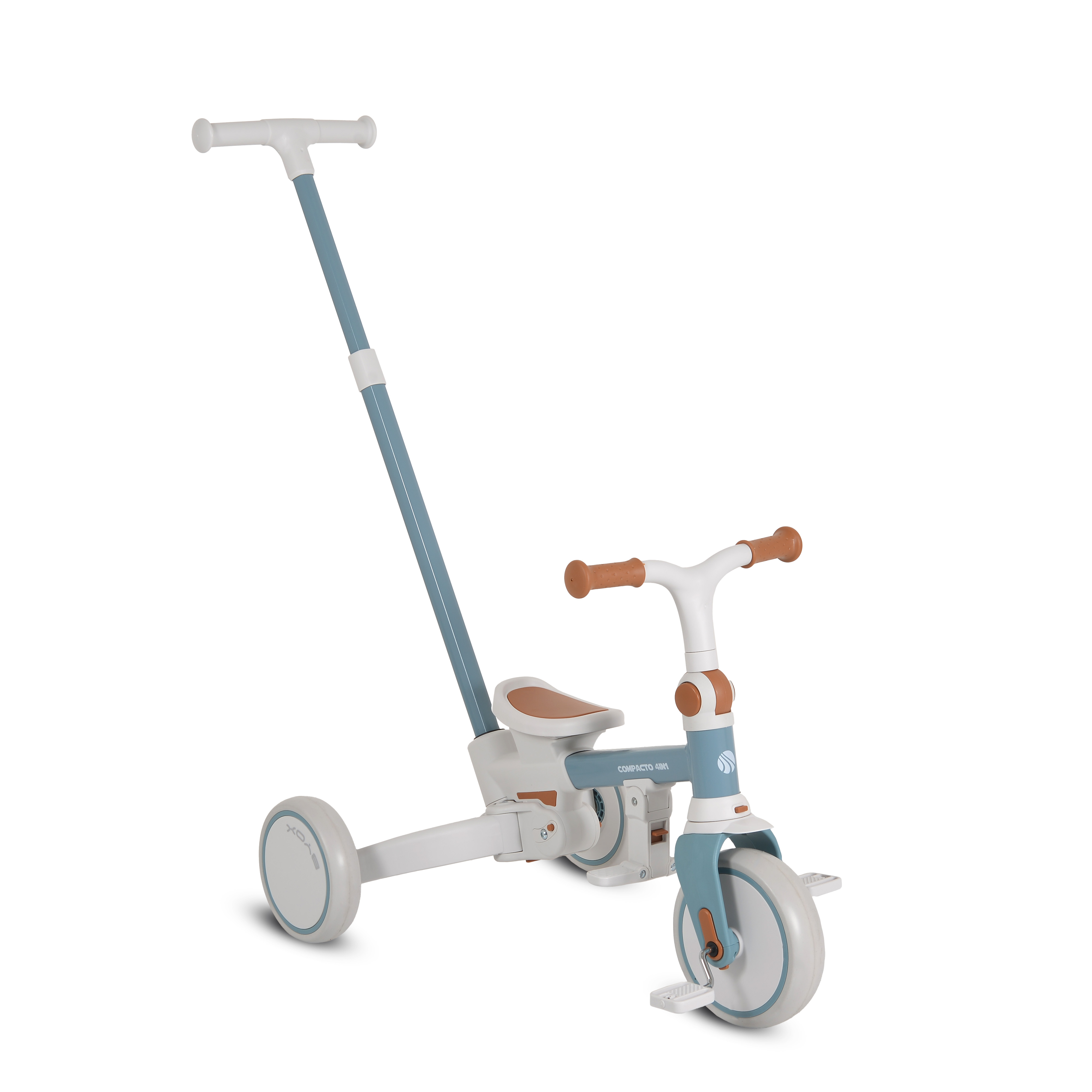 Триколка Compacto 4в1 син