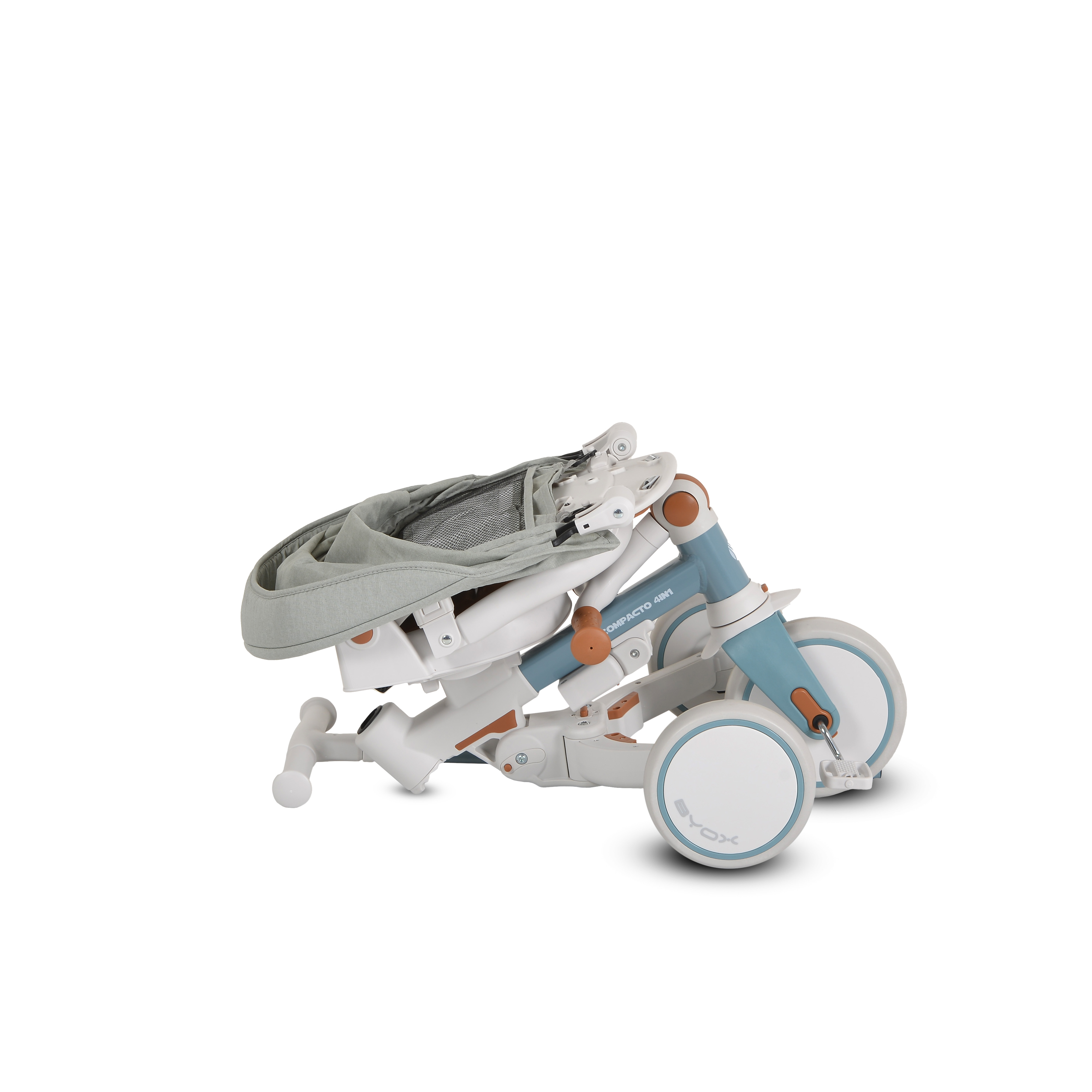 Триколка Compacto 4в1 син