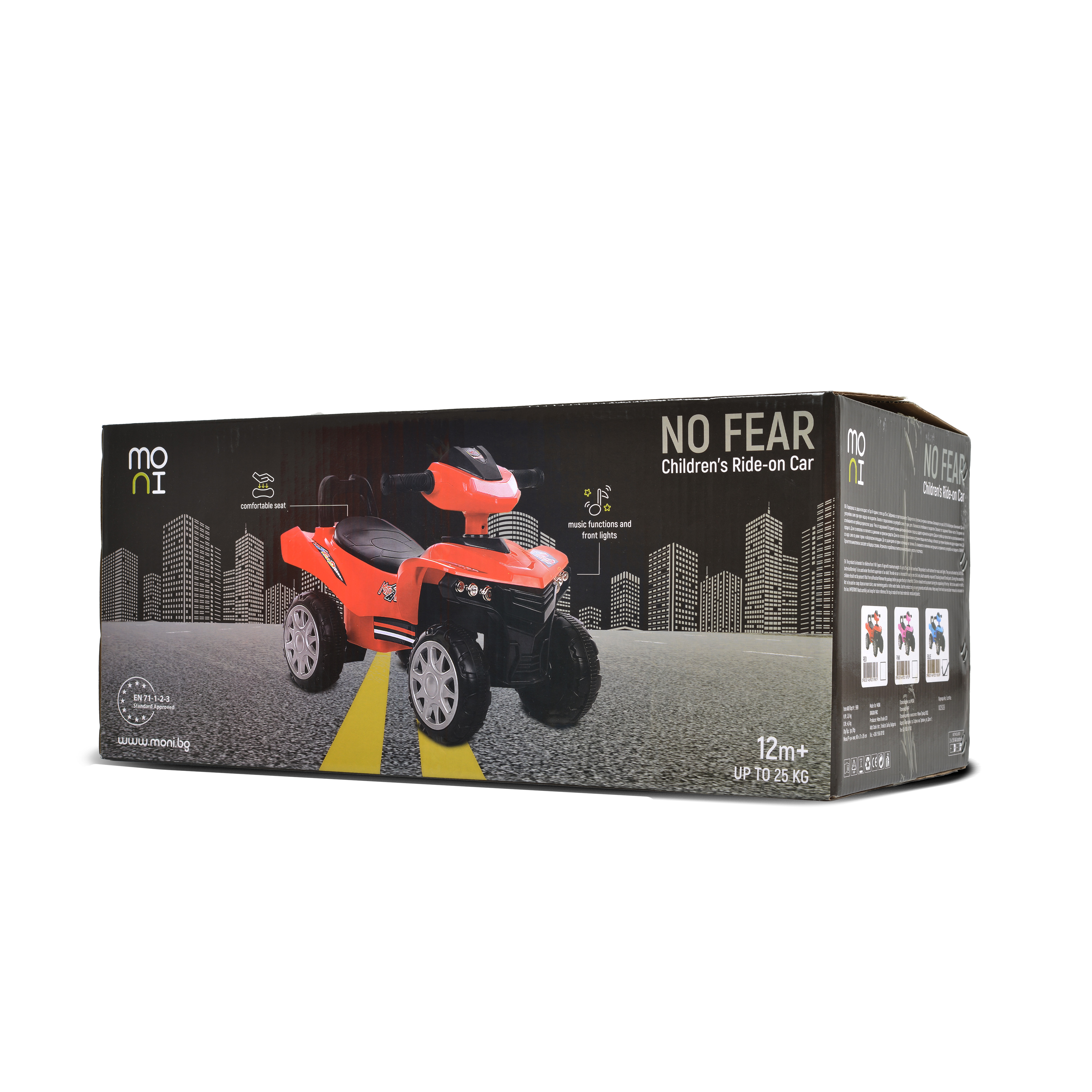 Push car No Fear 999 pink