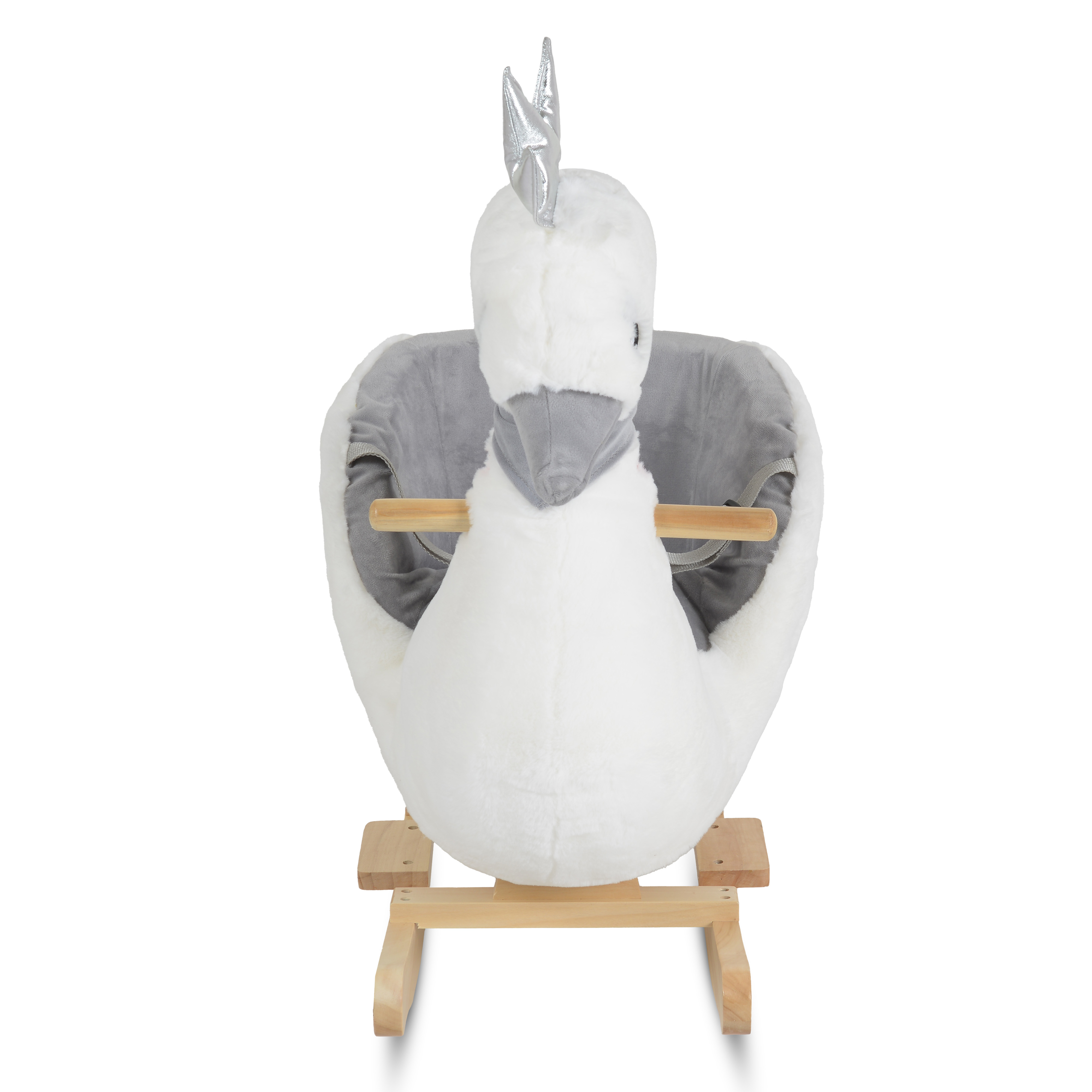 Swan plush swing