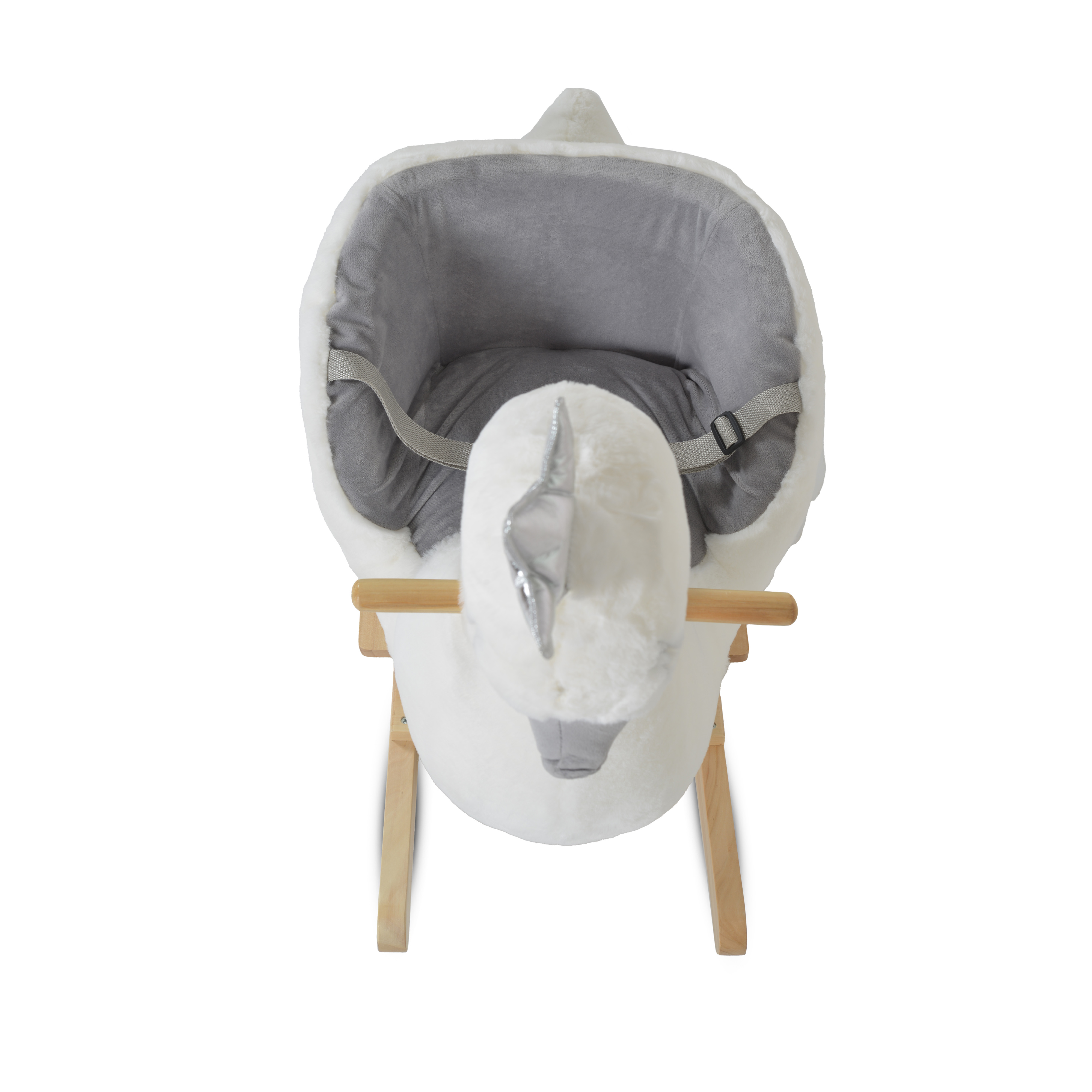 Swan plush swing