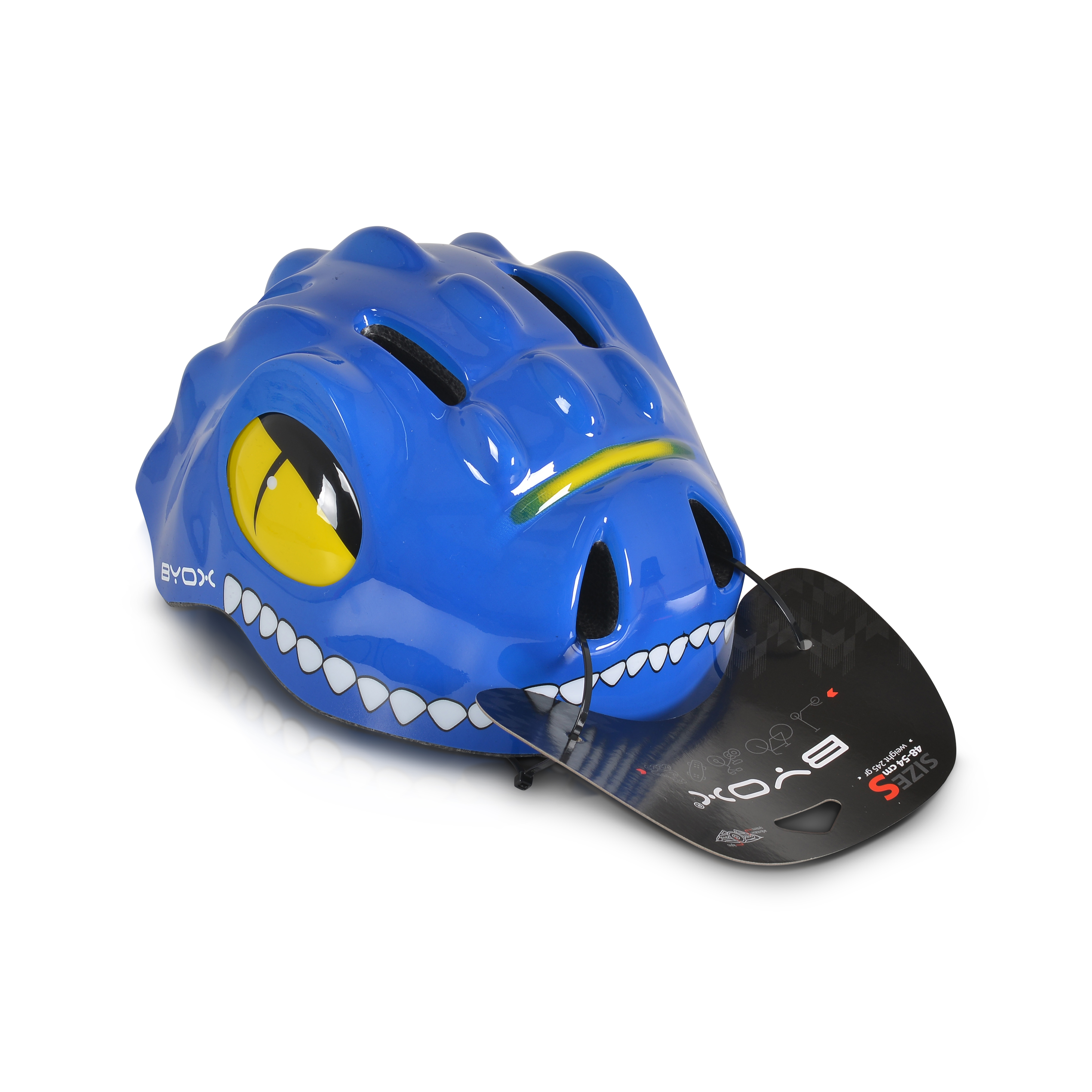 Helmet Y27 (48-54 cm) Dino-blue