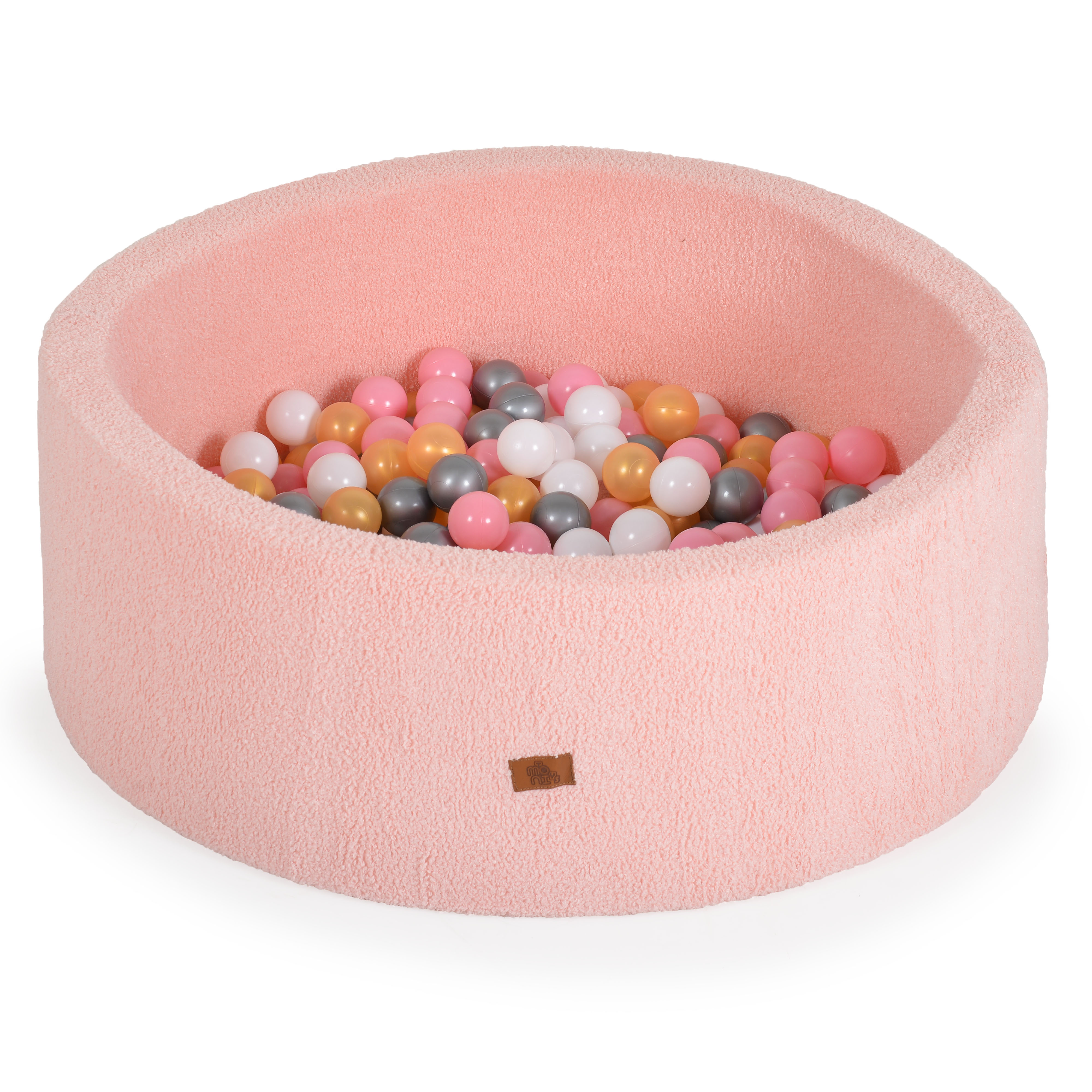 Soft pool Boucle with 200 balls pink