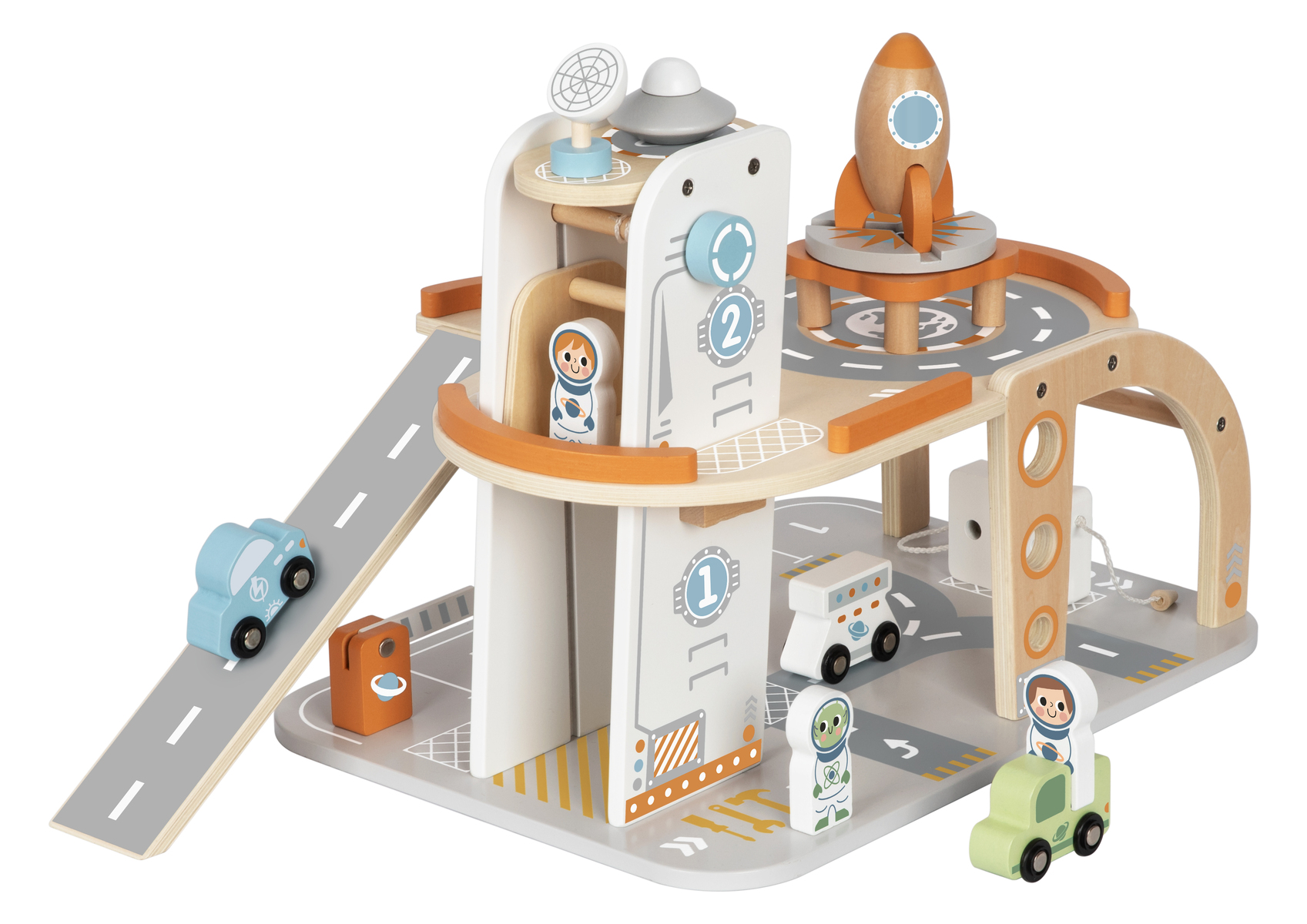 Wooden track Space Station TJ903