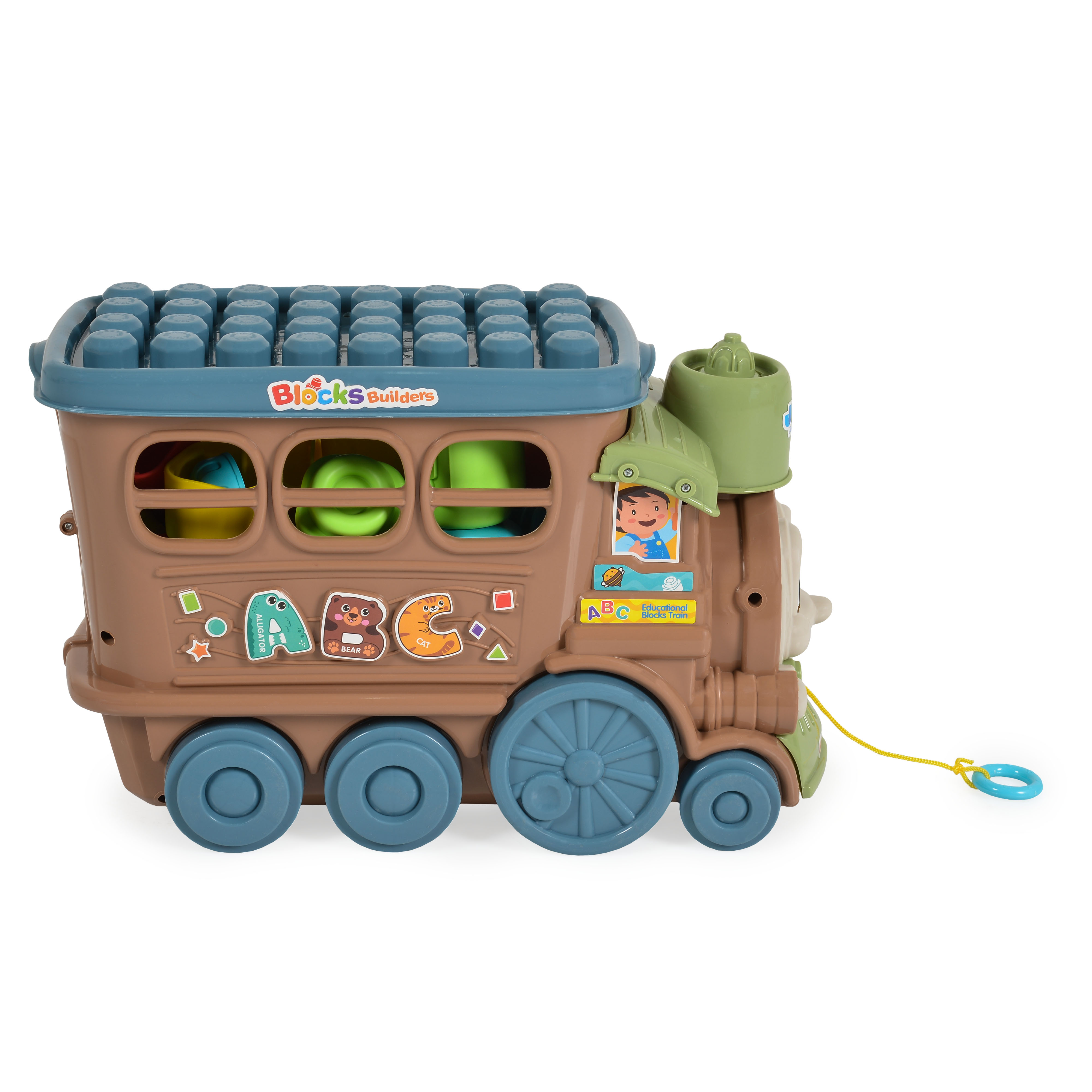Constructor Train with soft cubes