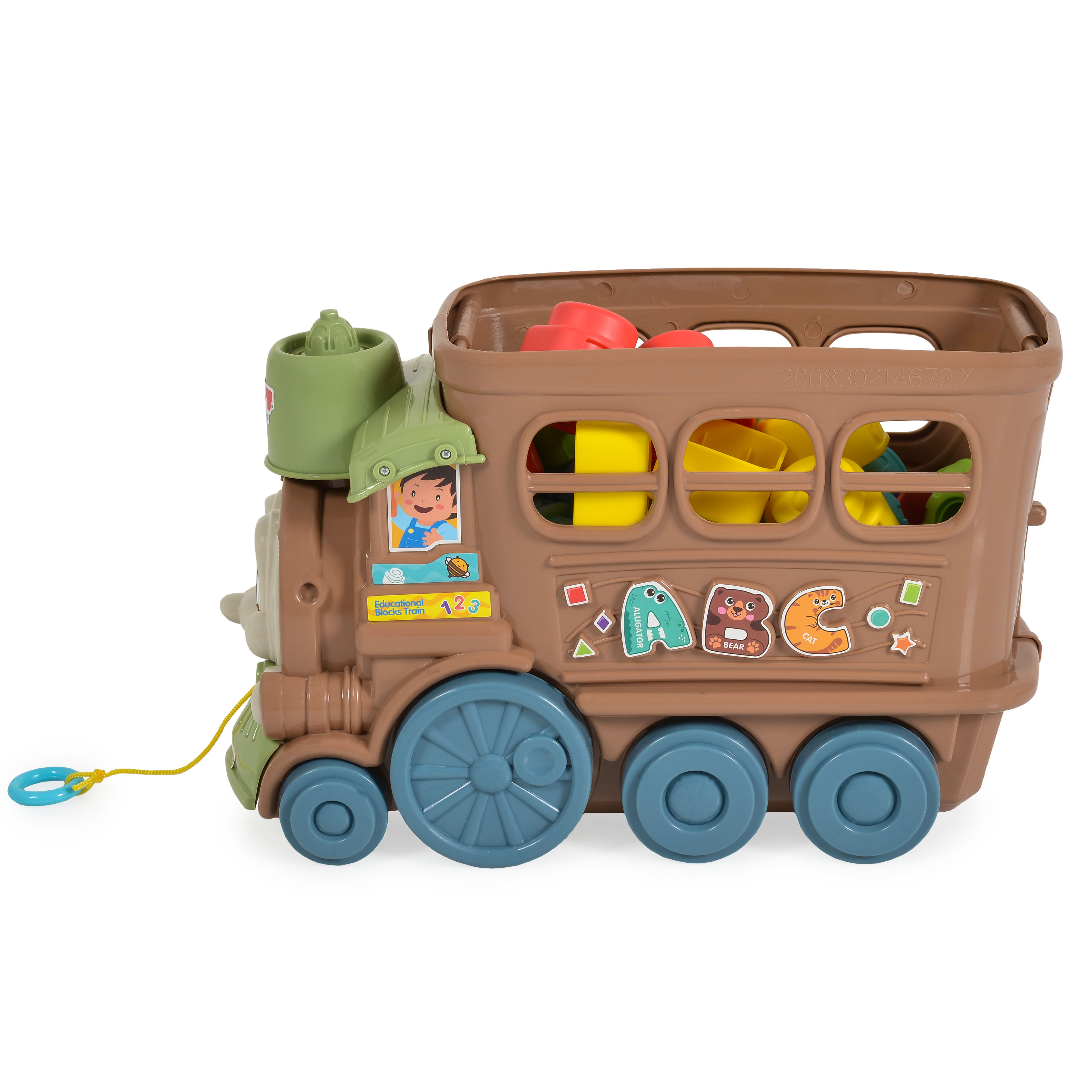 Constructor Train with soft cubes