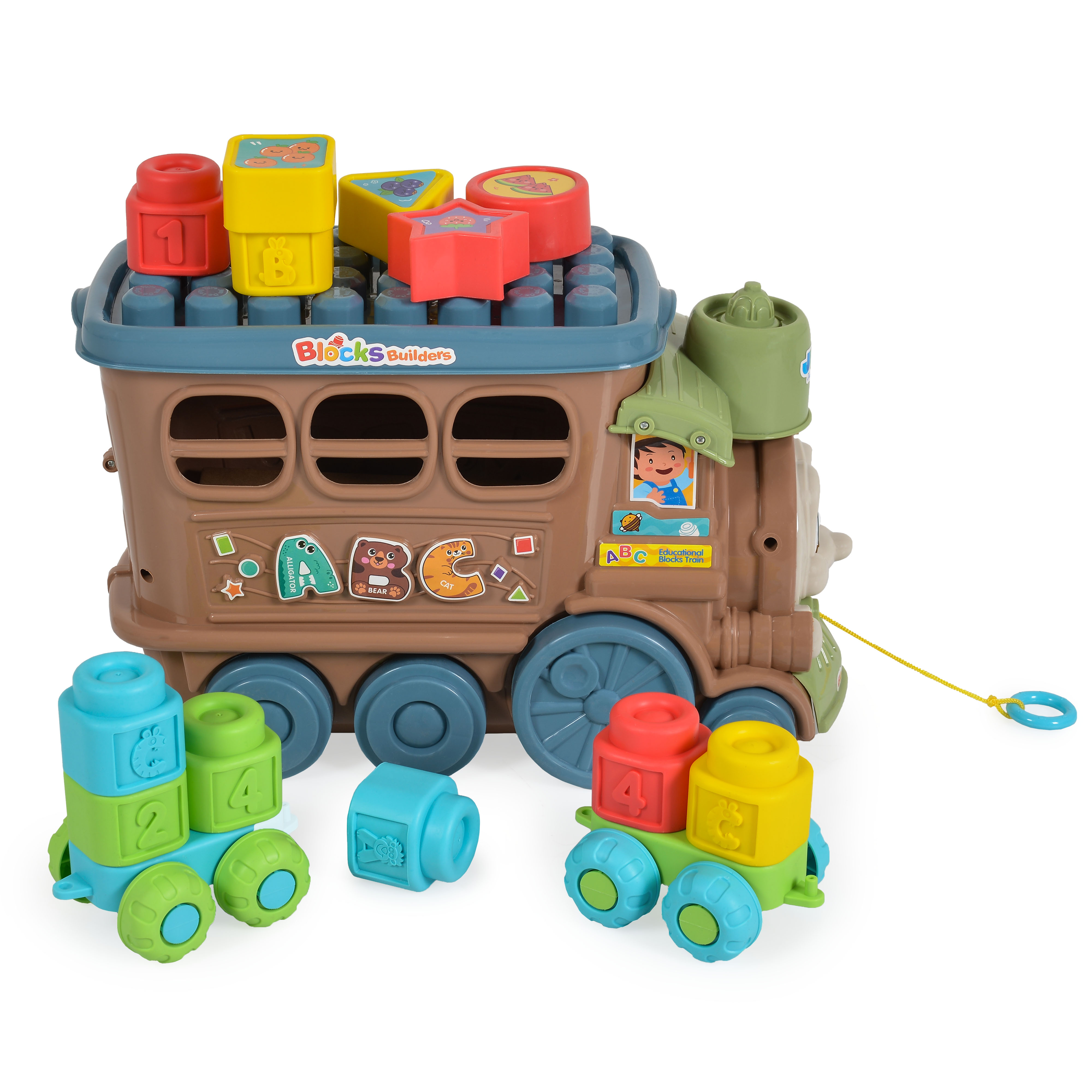 Constructor Train with soft cubes