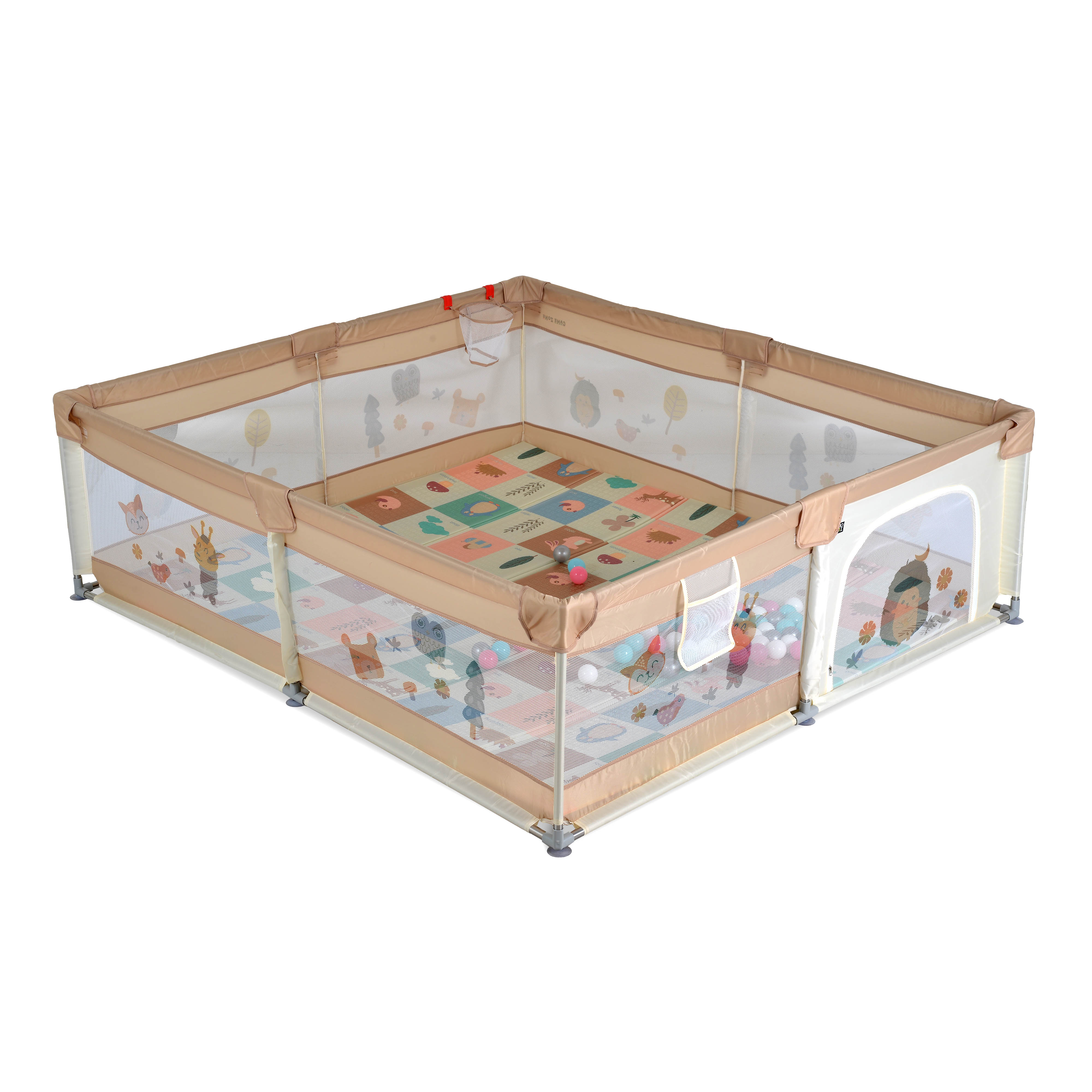 GameZone playpen 150*200 with accessories beige