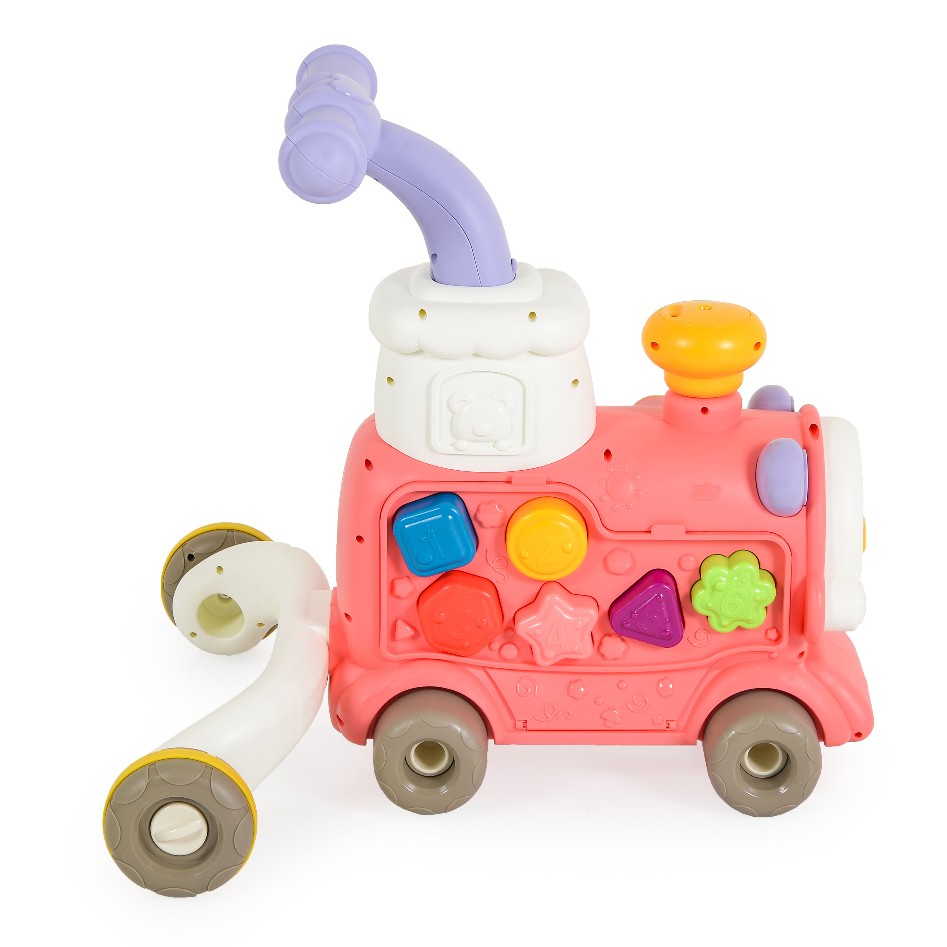 3in1 Toddler Toy Happy Train pink