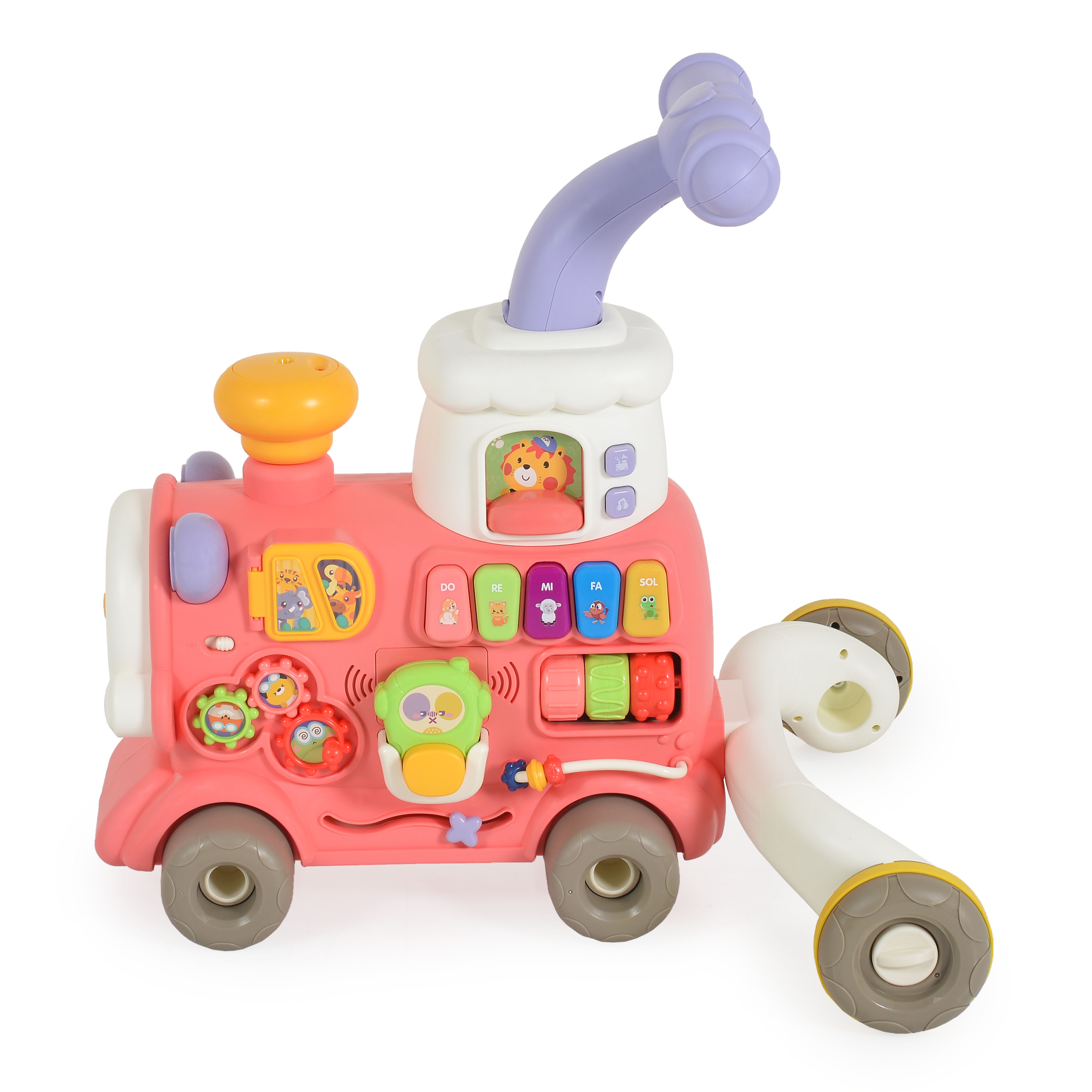3in1 Toddler Toy Happy Train pink