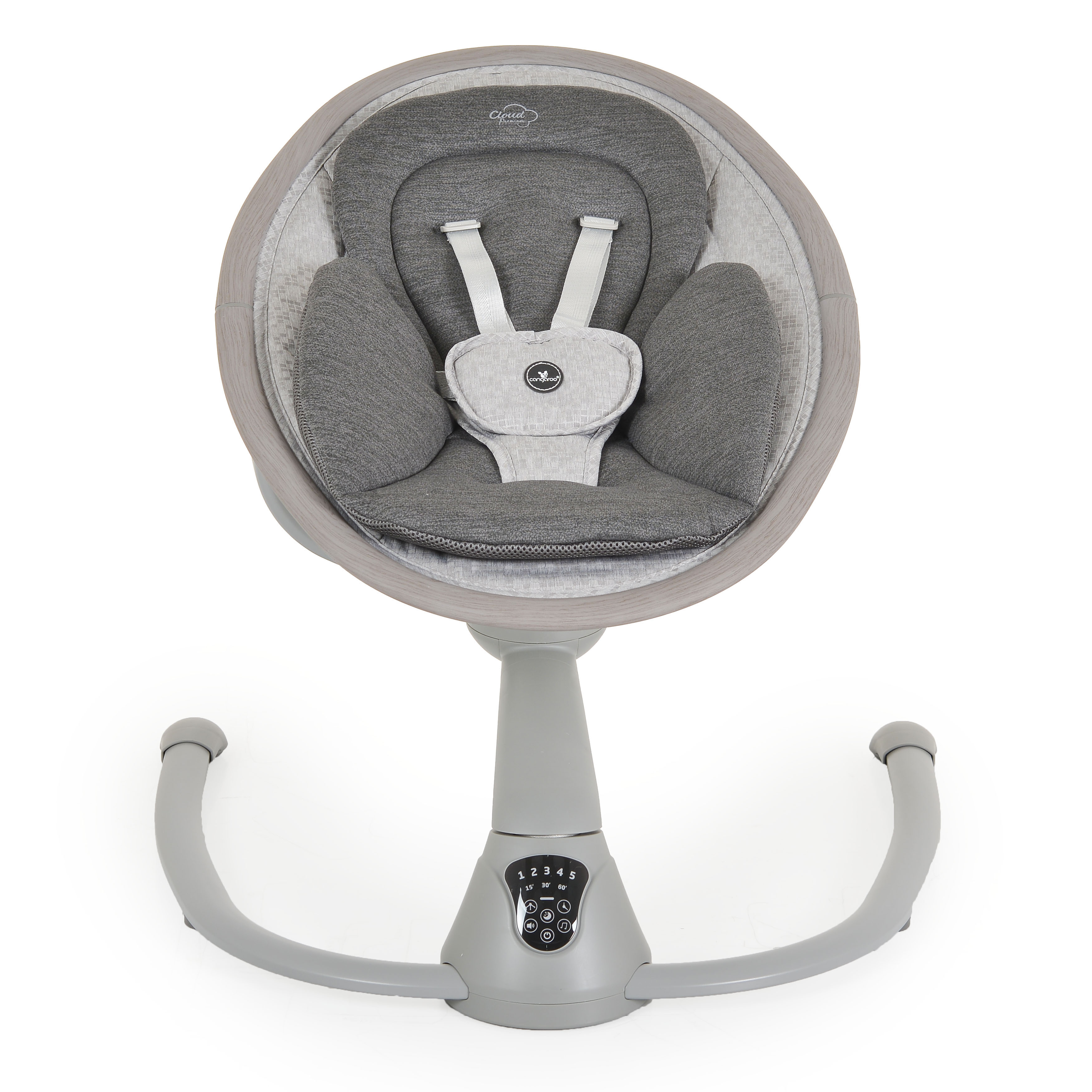 Електрическа люлка Cloud Premium + светлосив
