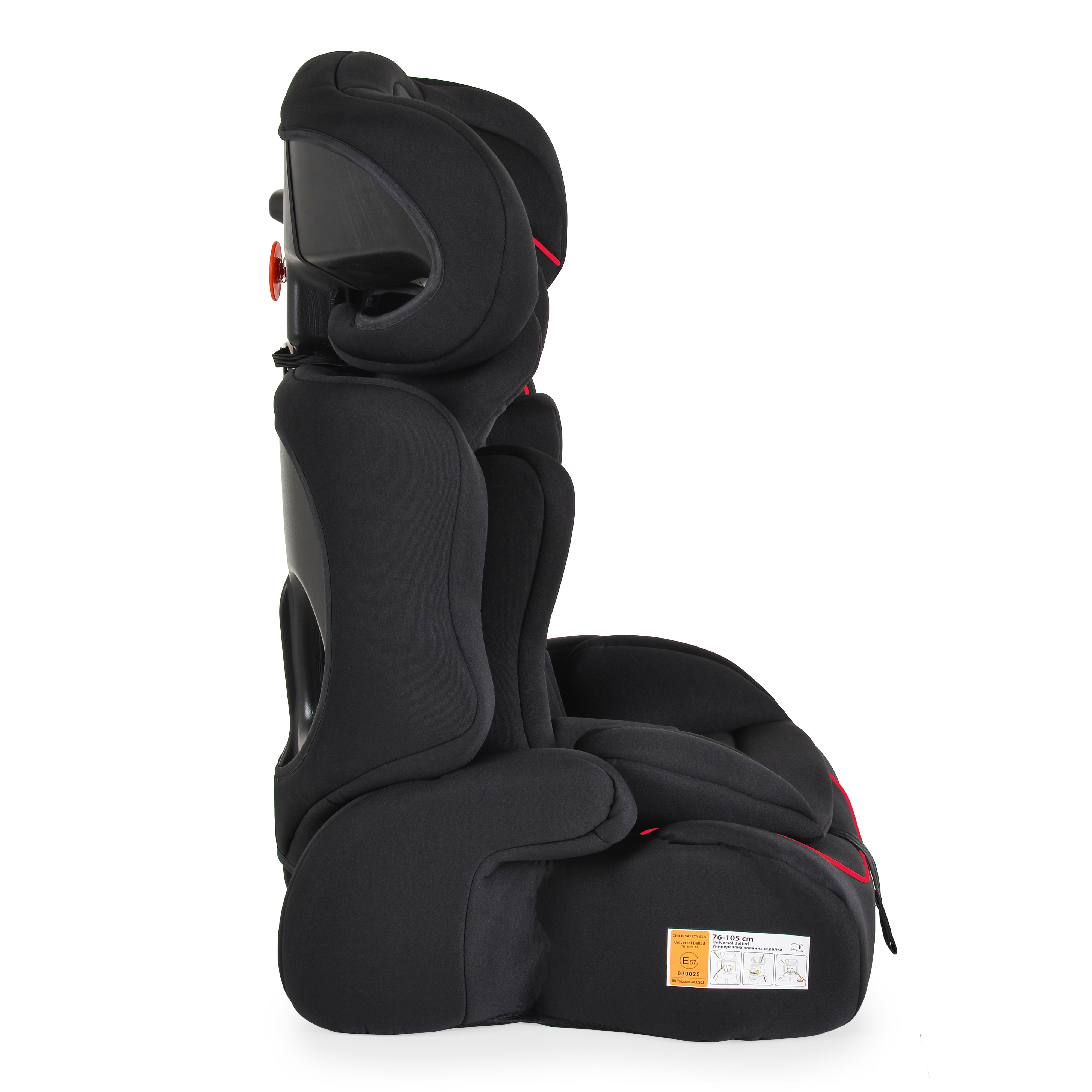 Стол за кола Flex 76-150см червен