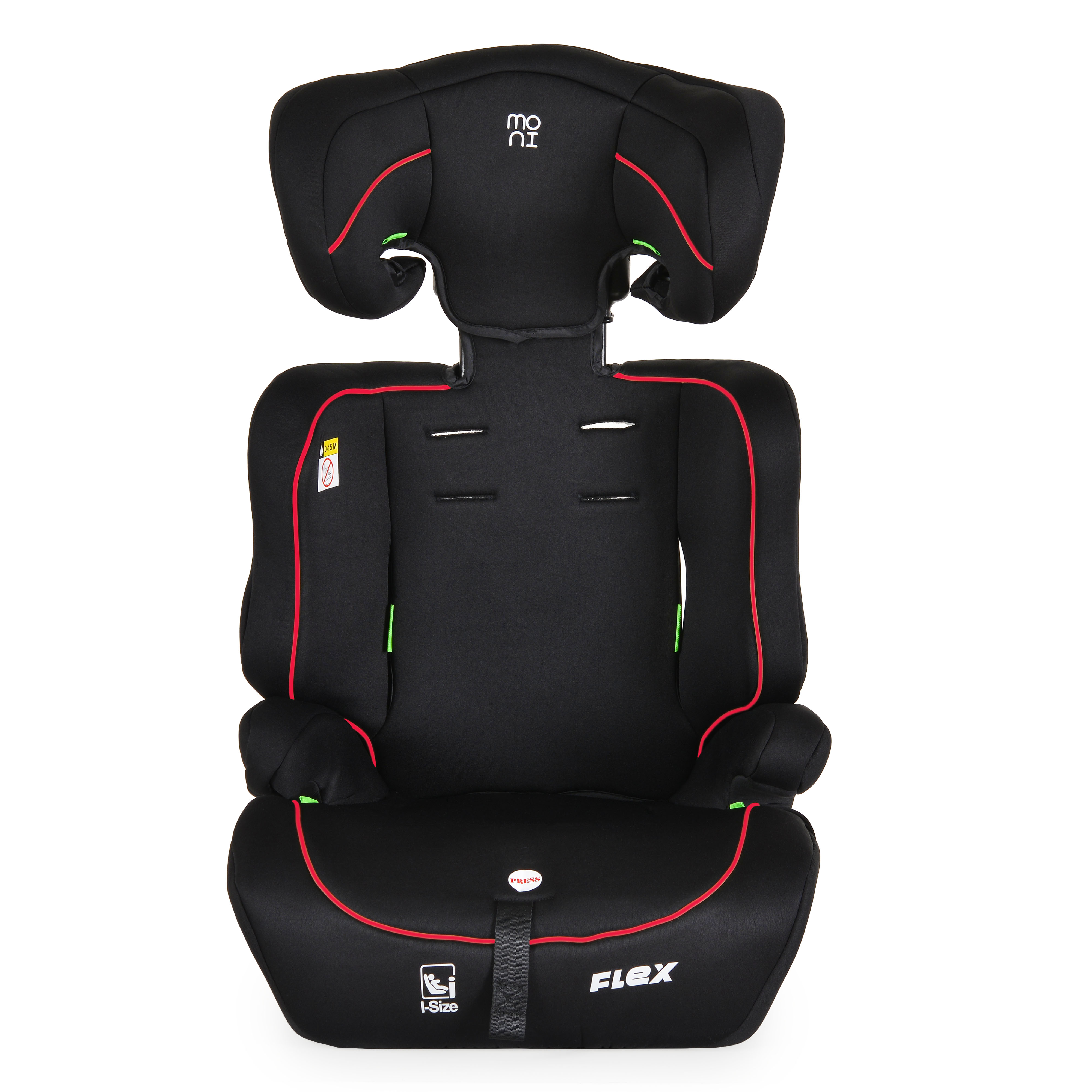 Стол за кола Flex 76-150см червен