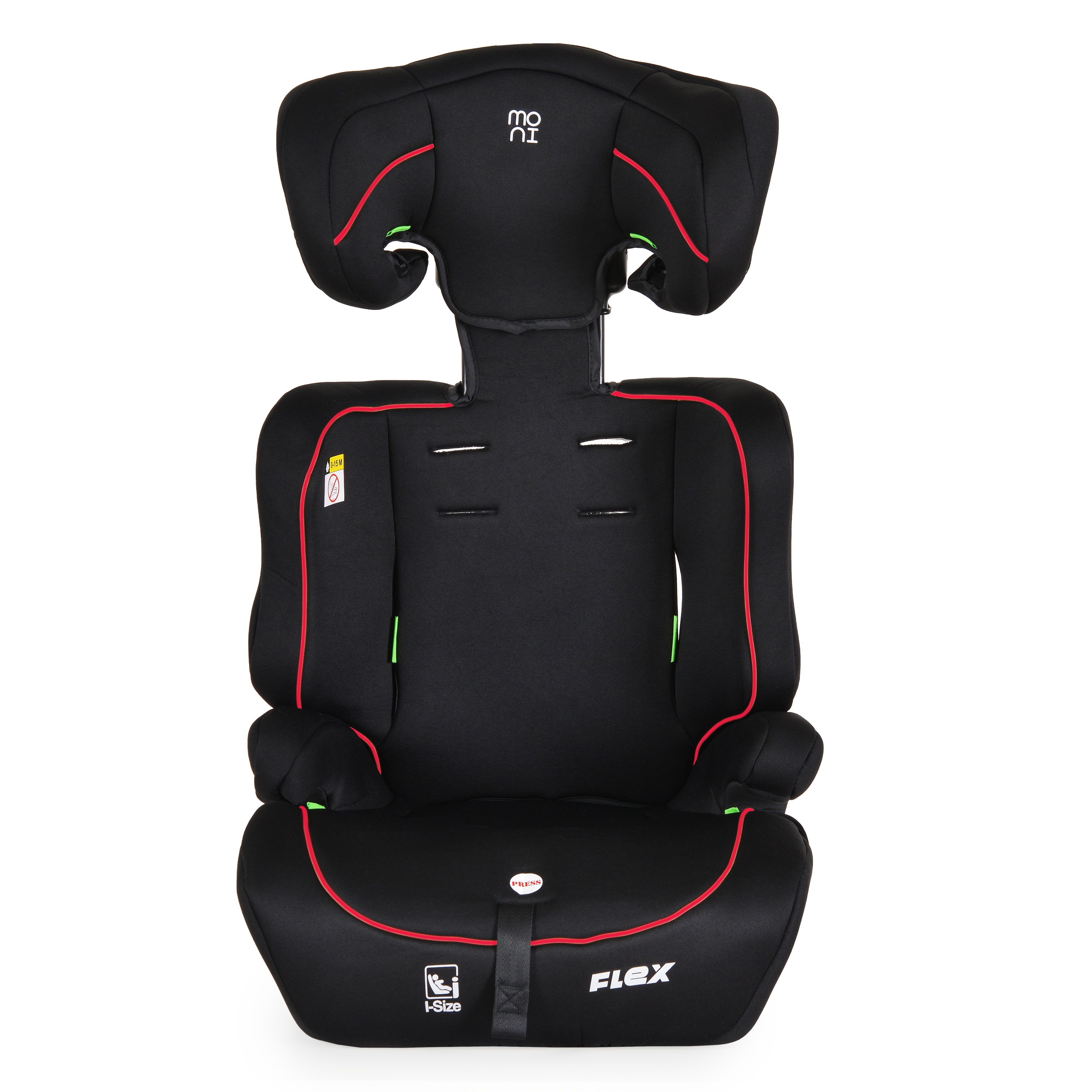 Стол за кола Flex 76-150см червен