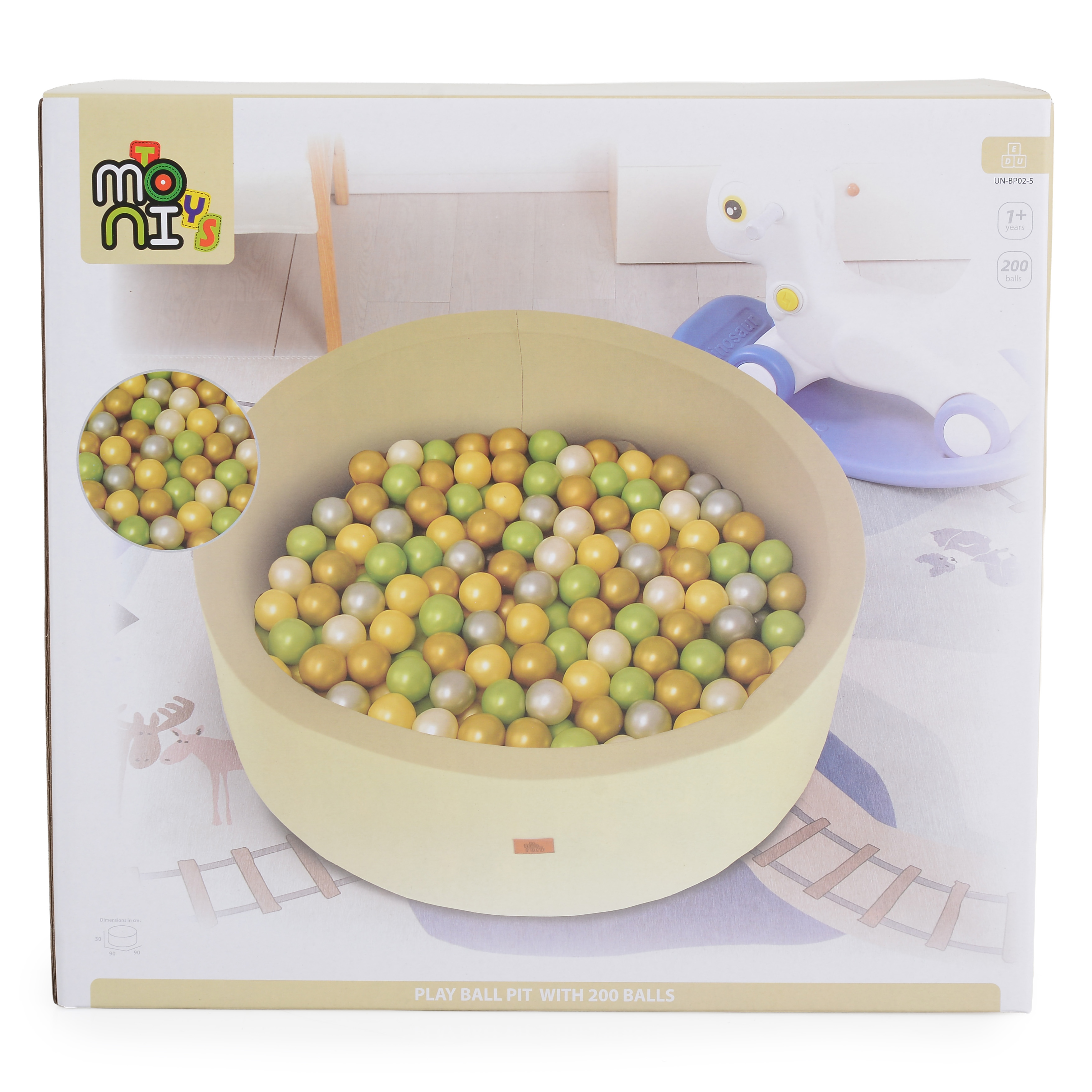 Pool with 200 balls-beige BP02-5