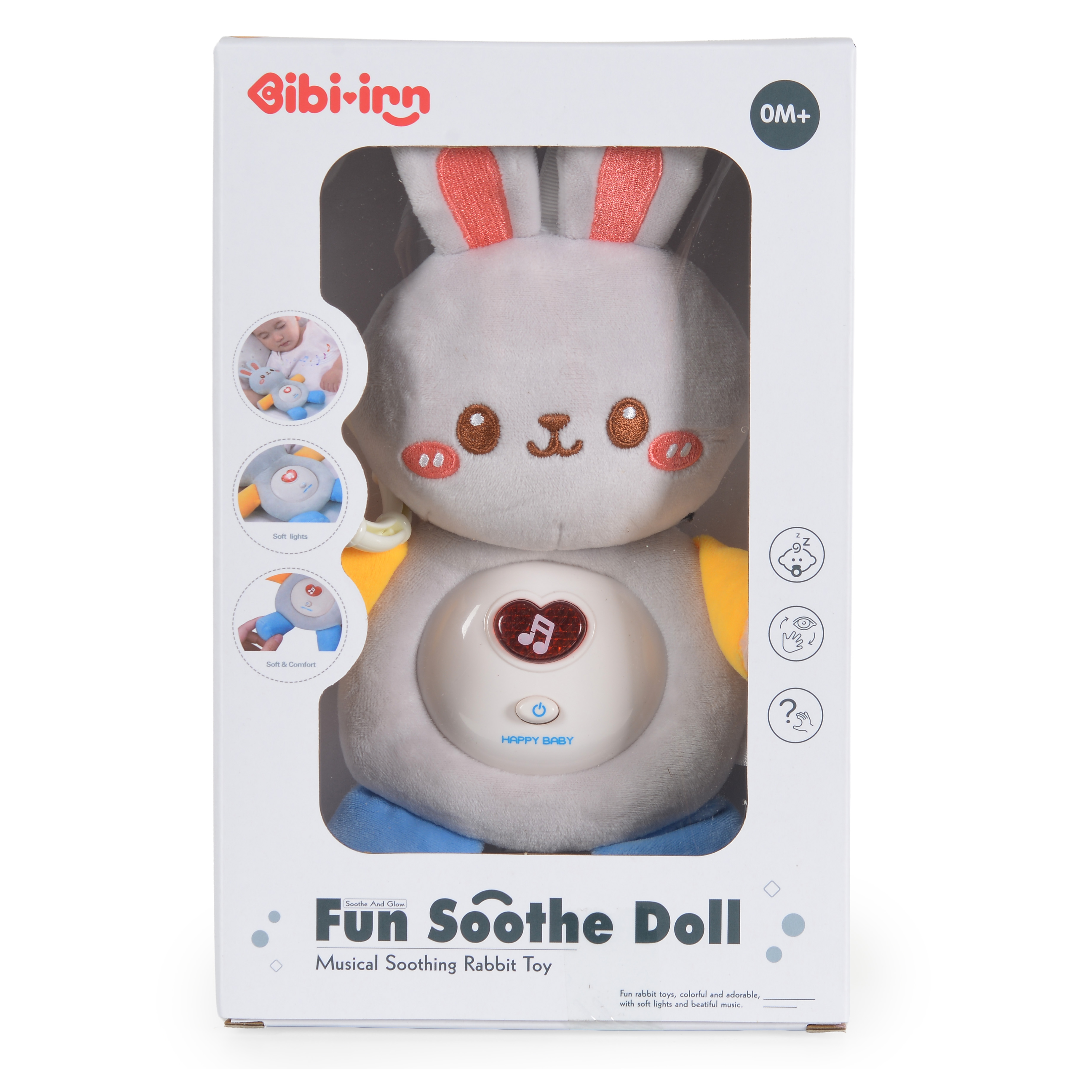 Plush bunny projector with melodies 6028