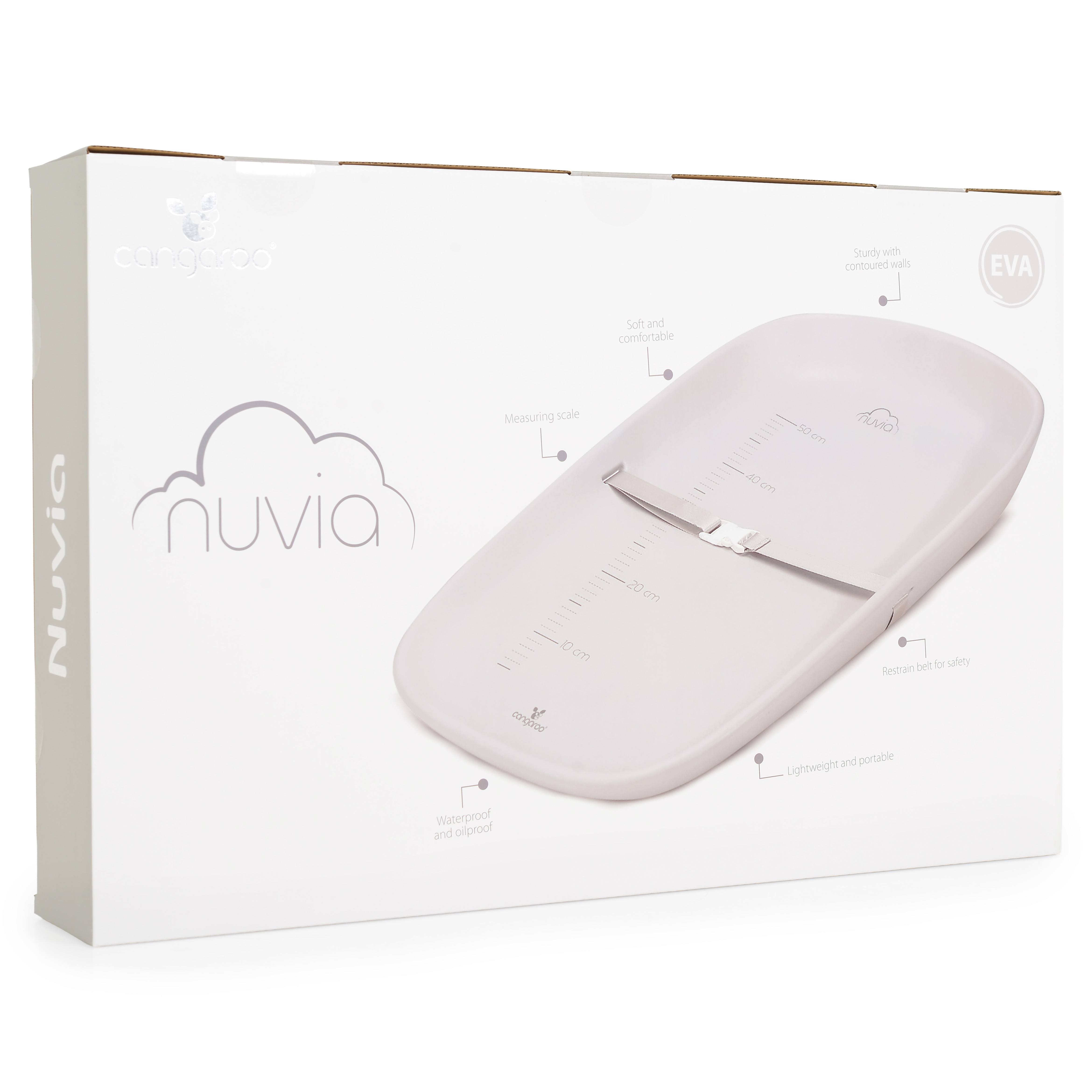Nuvia changing mat-blue
