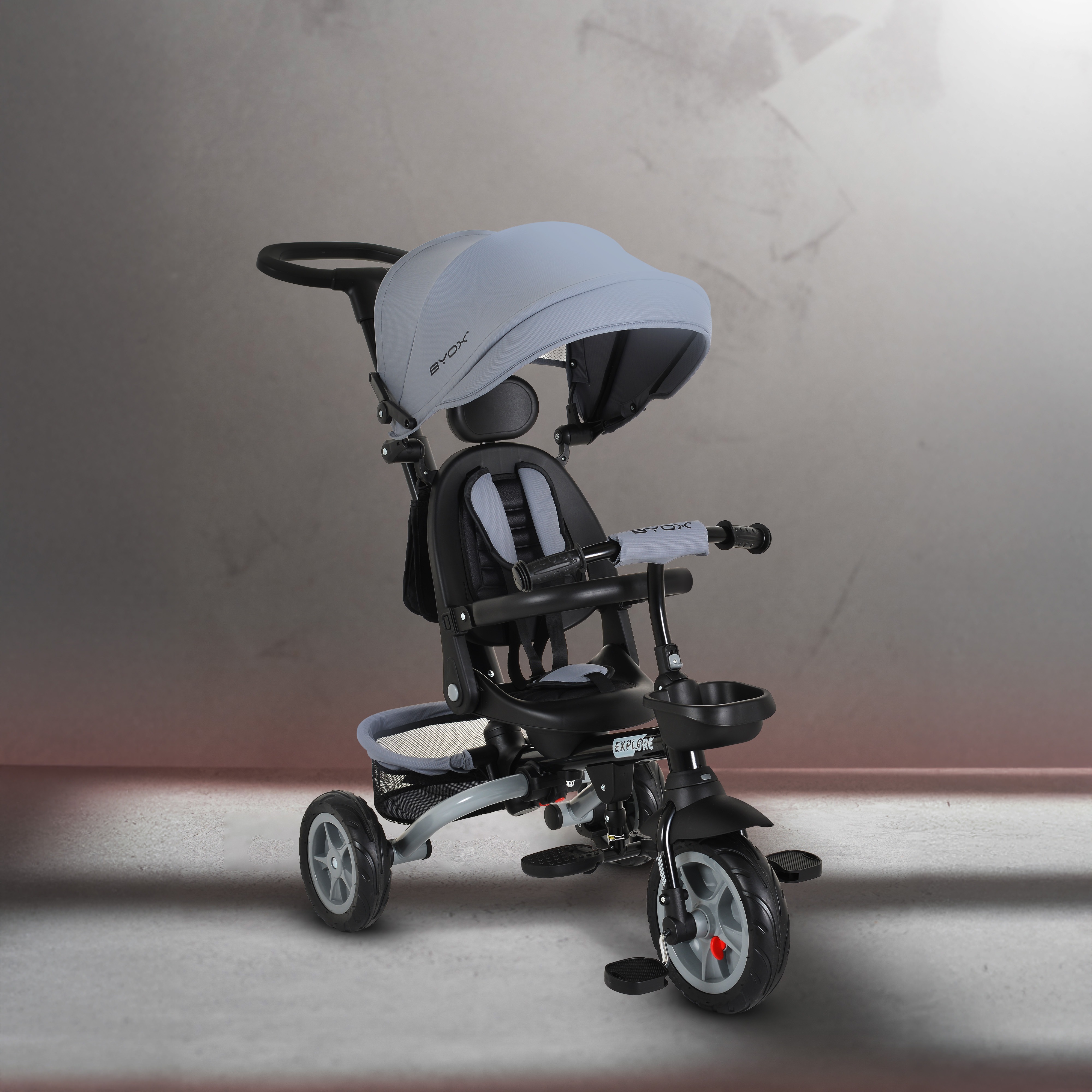 Explore tricycle dark gray