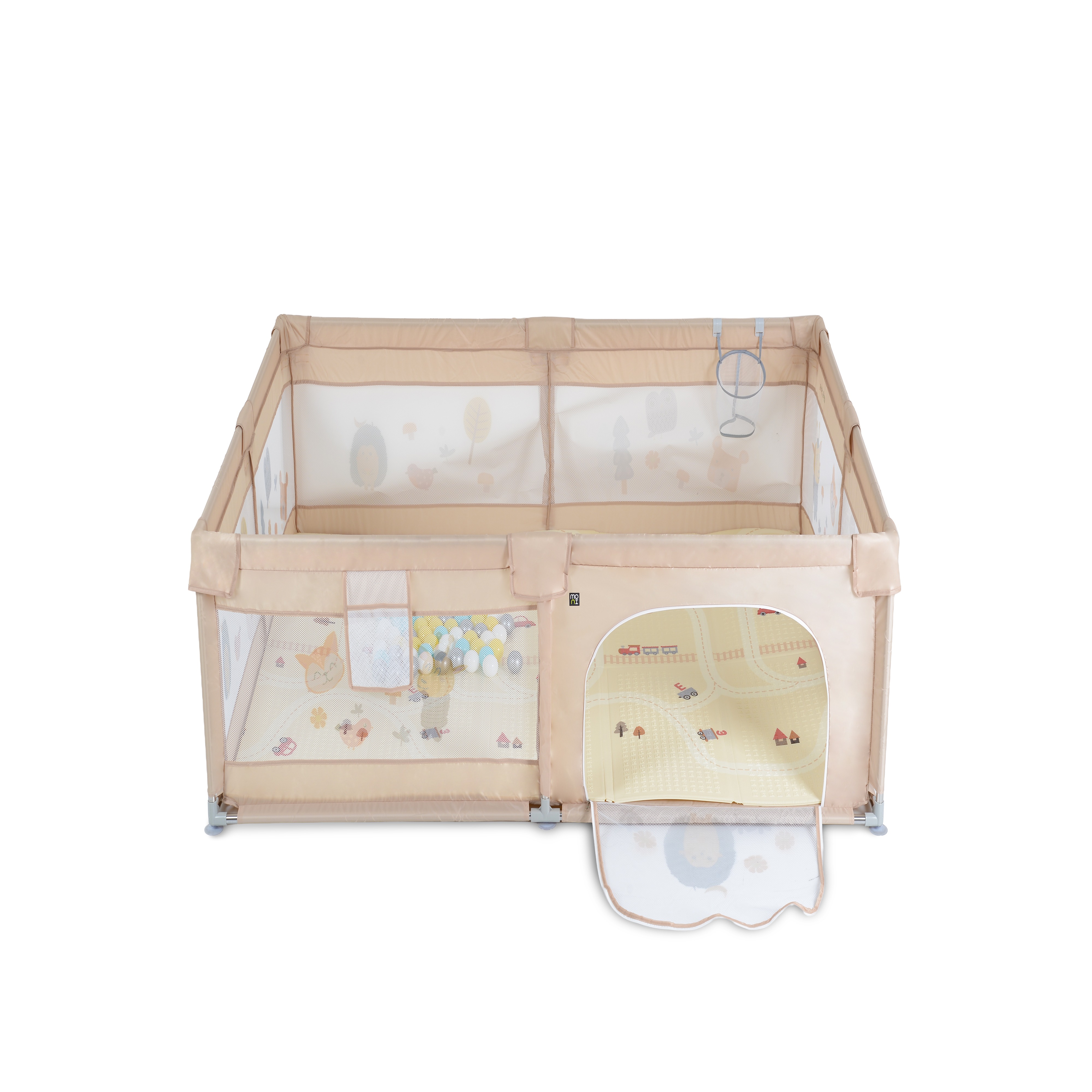 Playpen GameZone 120*120 with accessories beige new