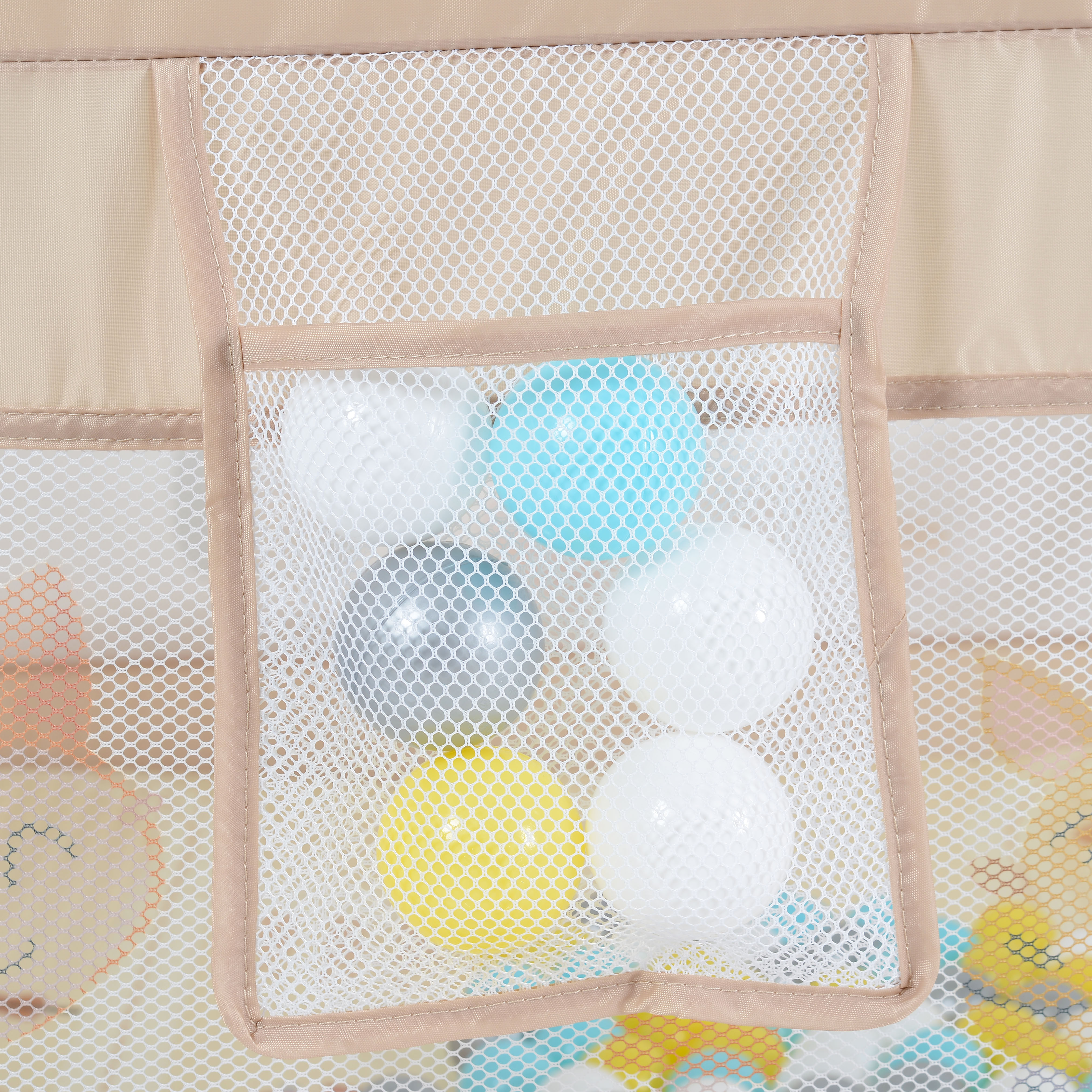 Playpen GameZone 120*120 with accessories beige new