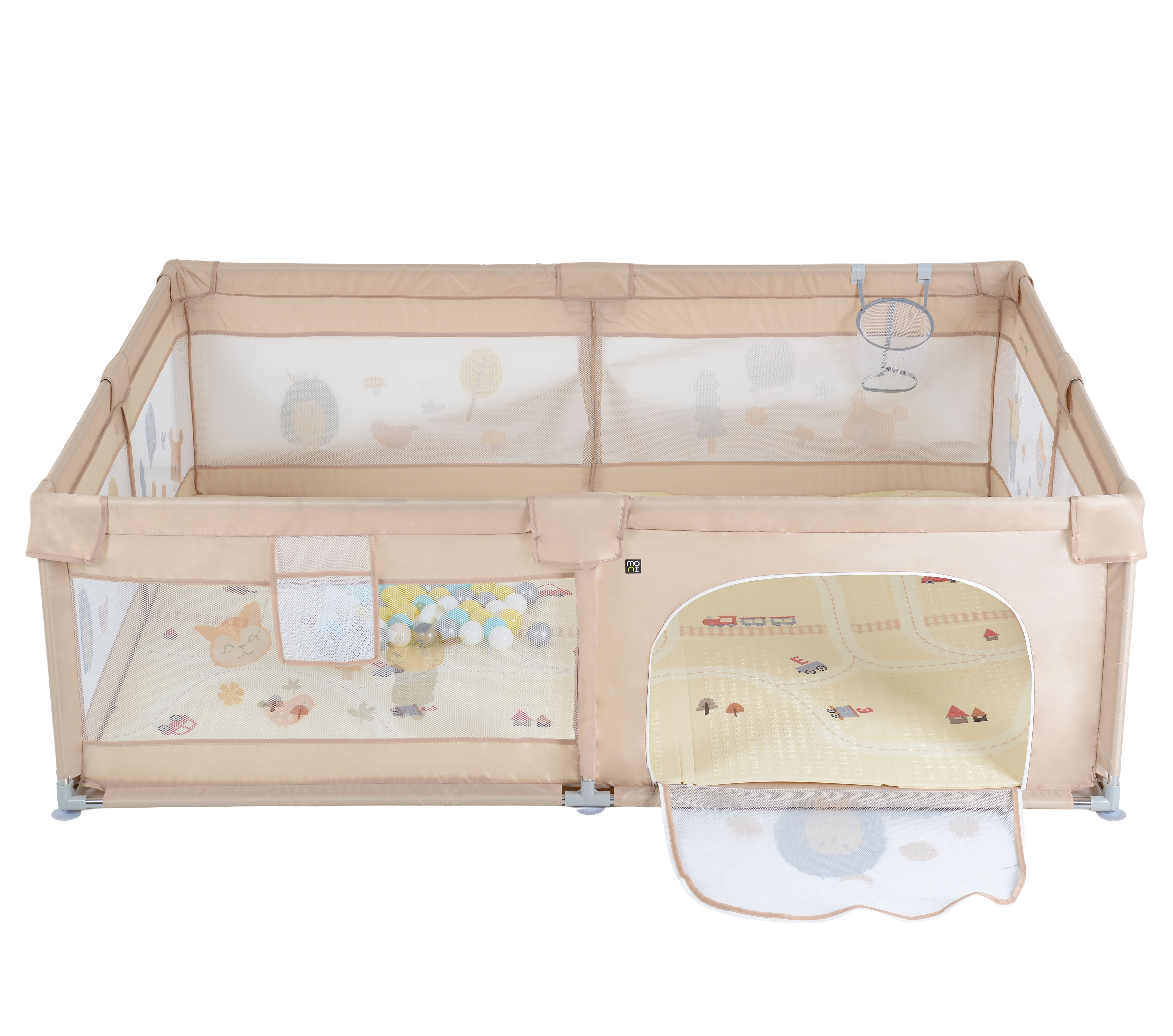 GameZone playpen 180*200 with accessories beige new