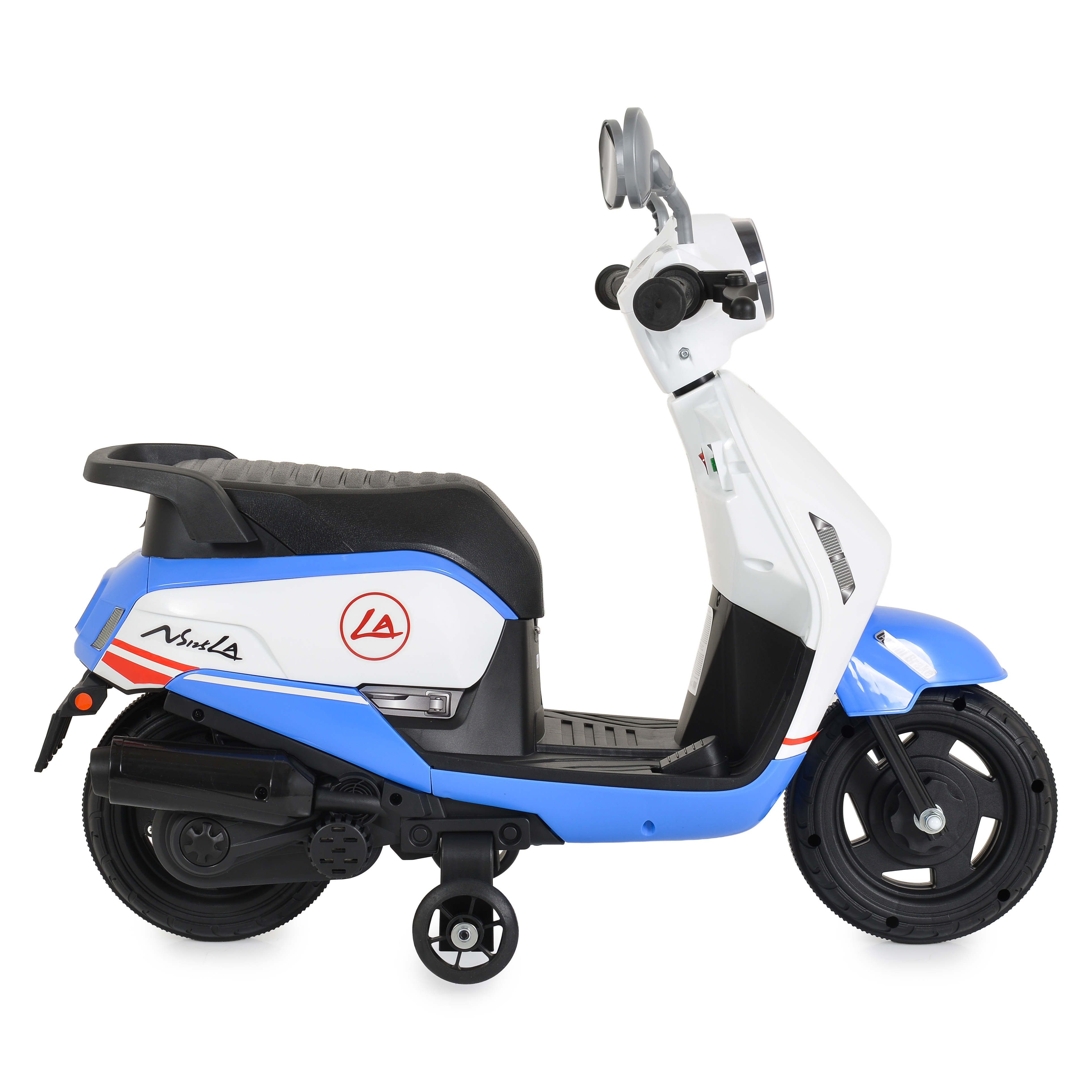 Honda NS125LA battery motorbike blue