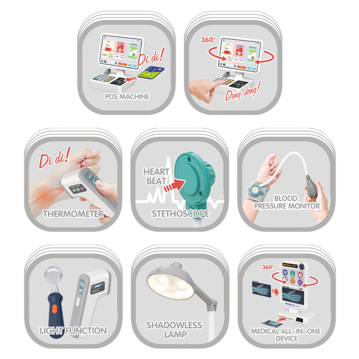 Medical play set 660-107