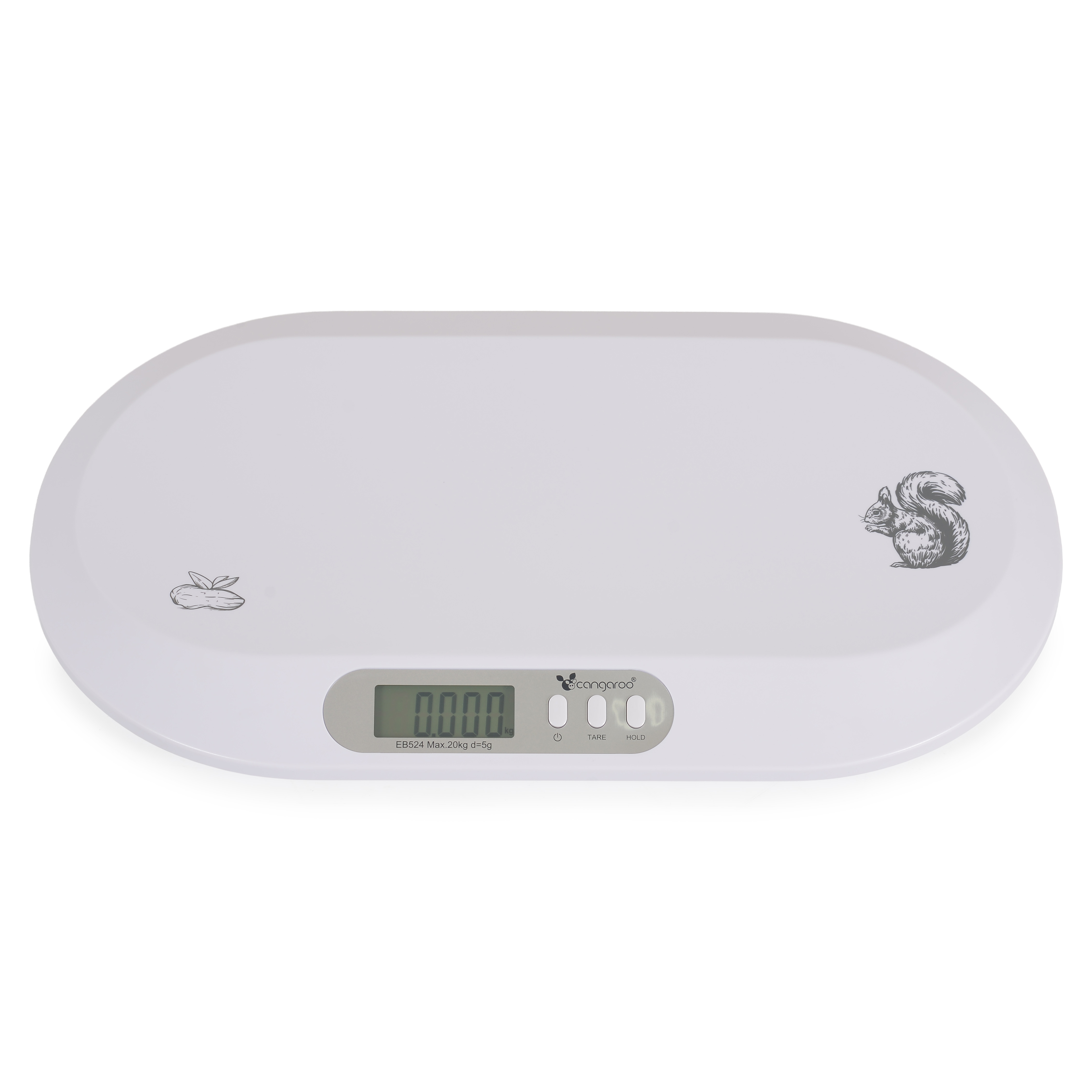 Electronic baby scale Peanut white