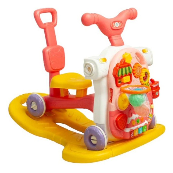 Играчка за прохождане 5в1 Modo-HE0813 pink