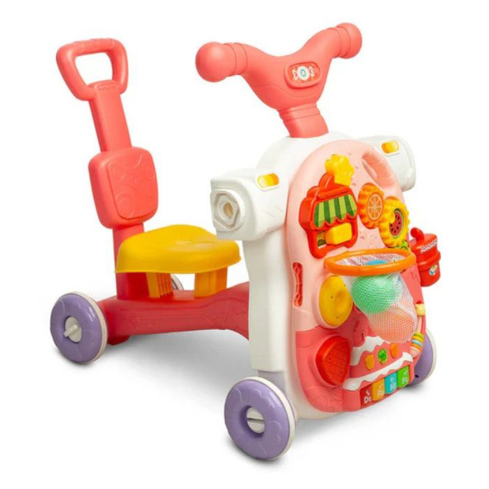 Играчка за прохождане 5в1 Modo-HE0813 pink