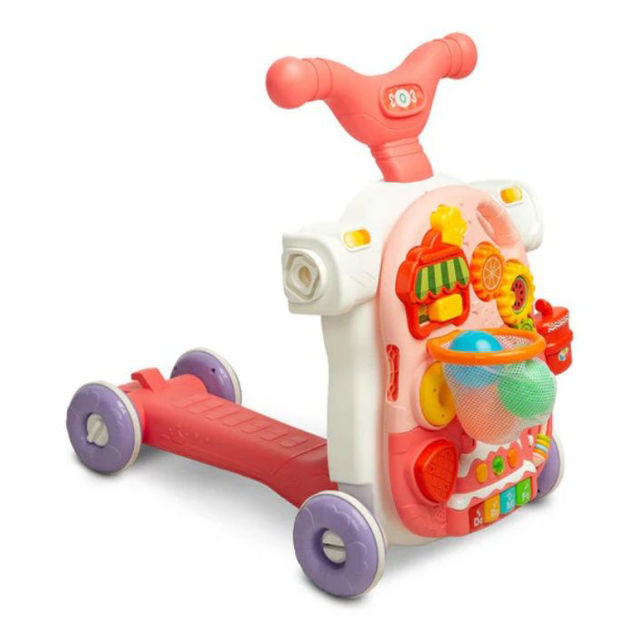 Играчка за прохождане 5в1 Modo-HE0813 pink