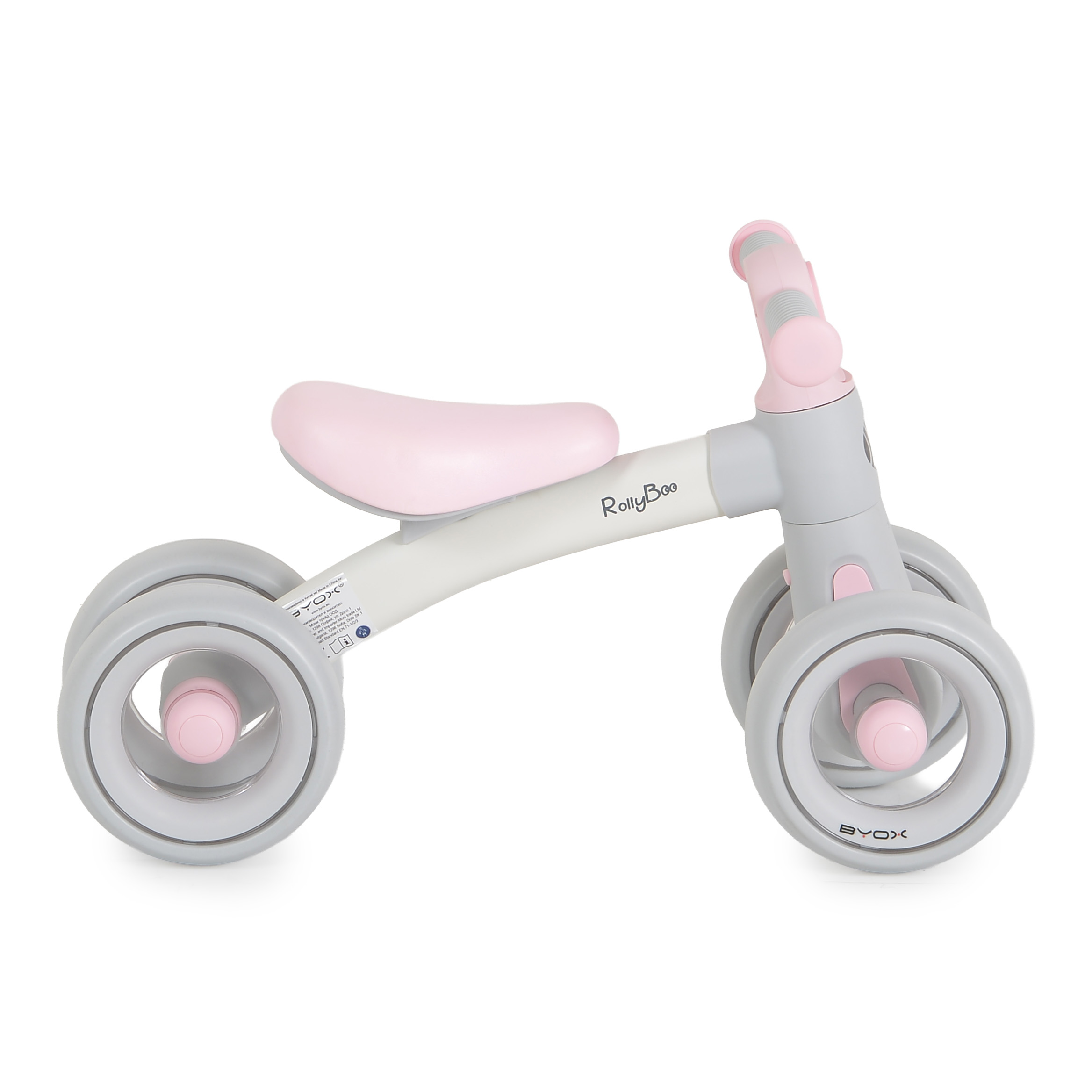 Mini balance bike RollyBoo pink