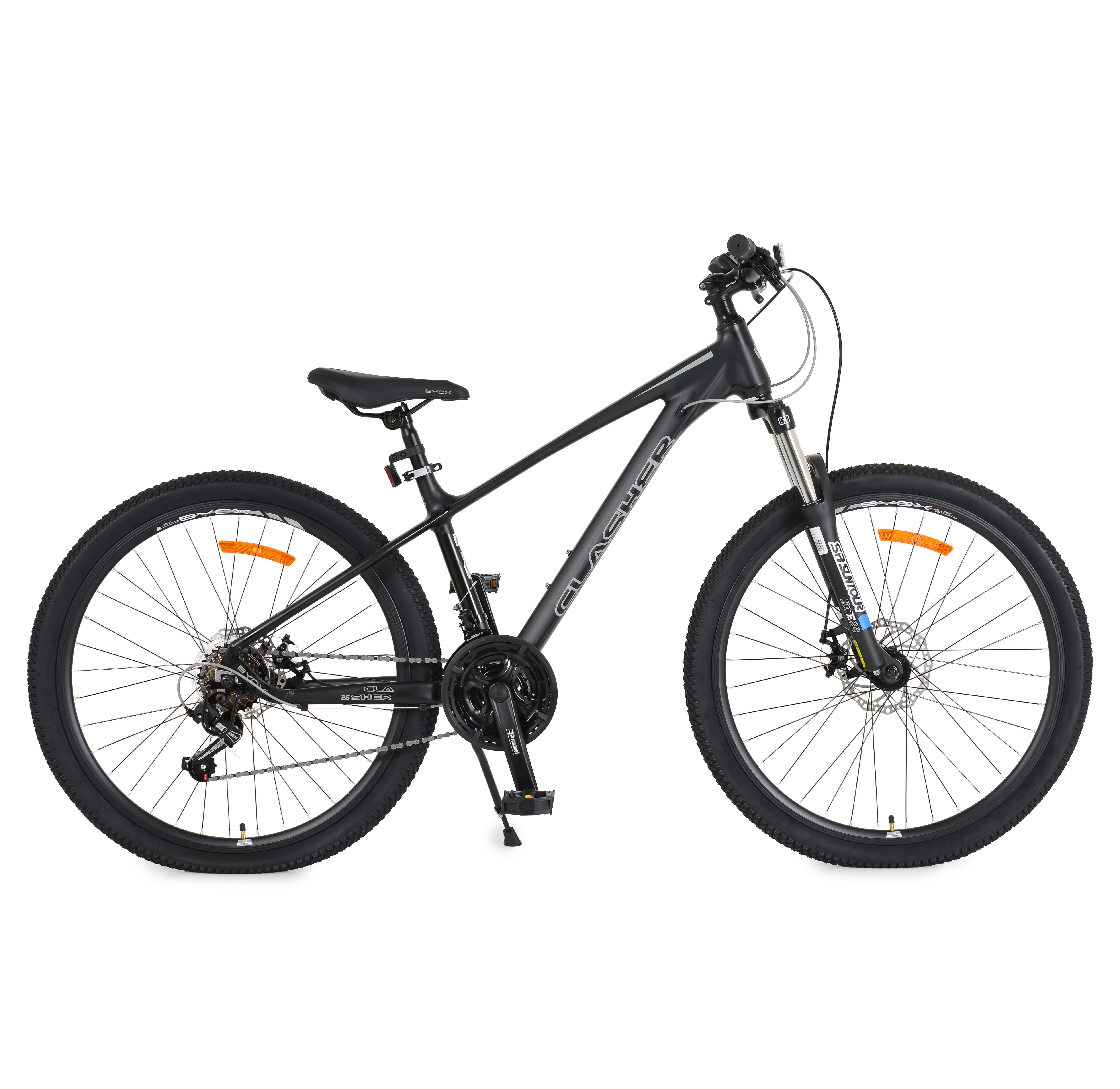 Bicycle with alloy gears 26" Clasher Anthracite