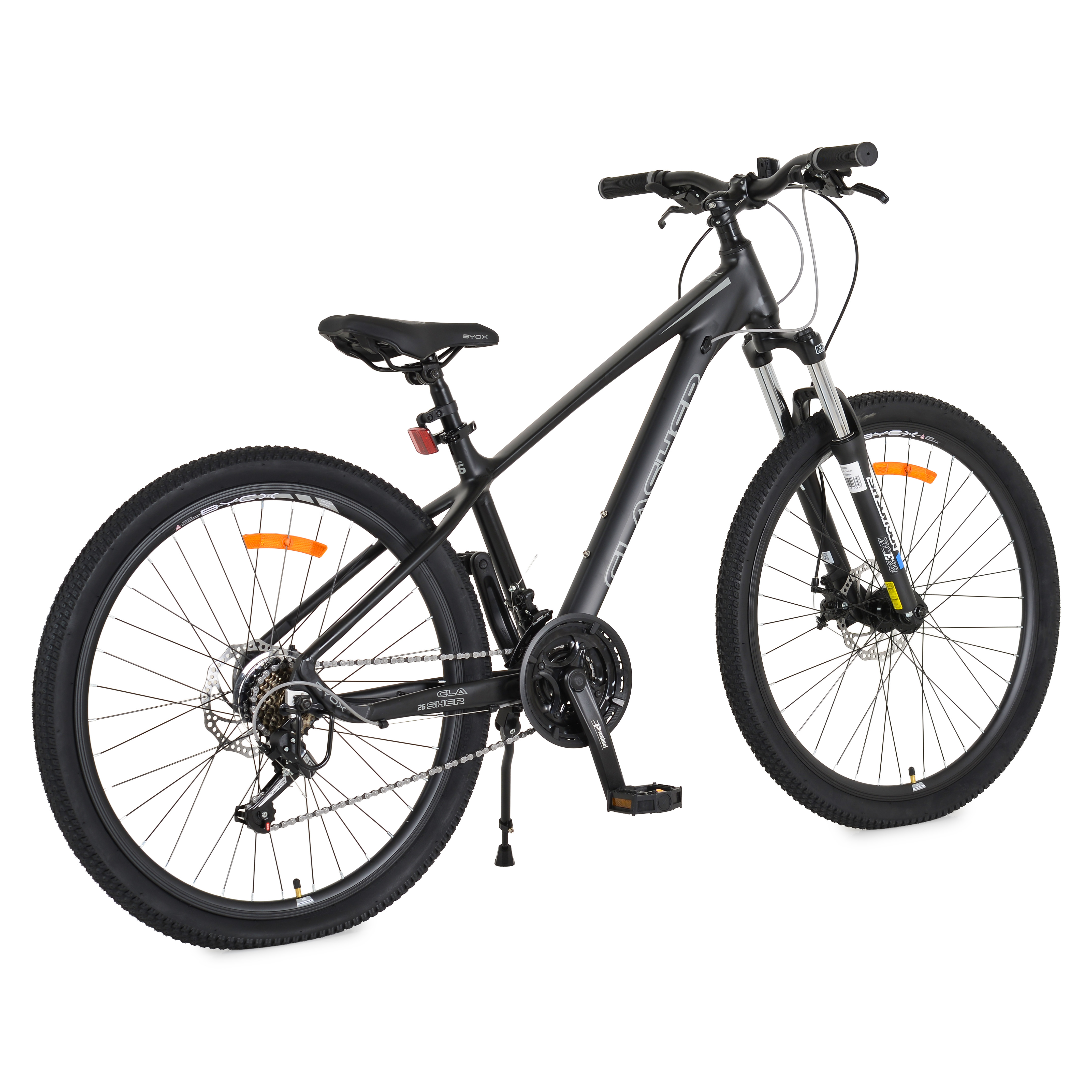 Bicycle with alloy gears 26" Clasher Anthracite