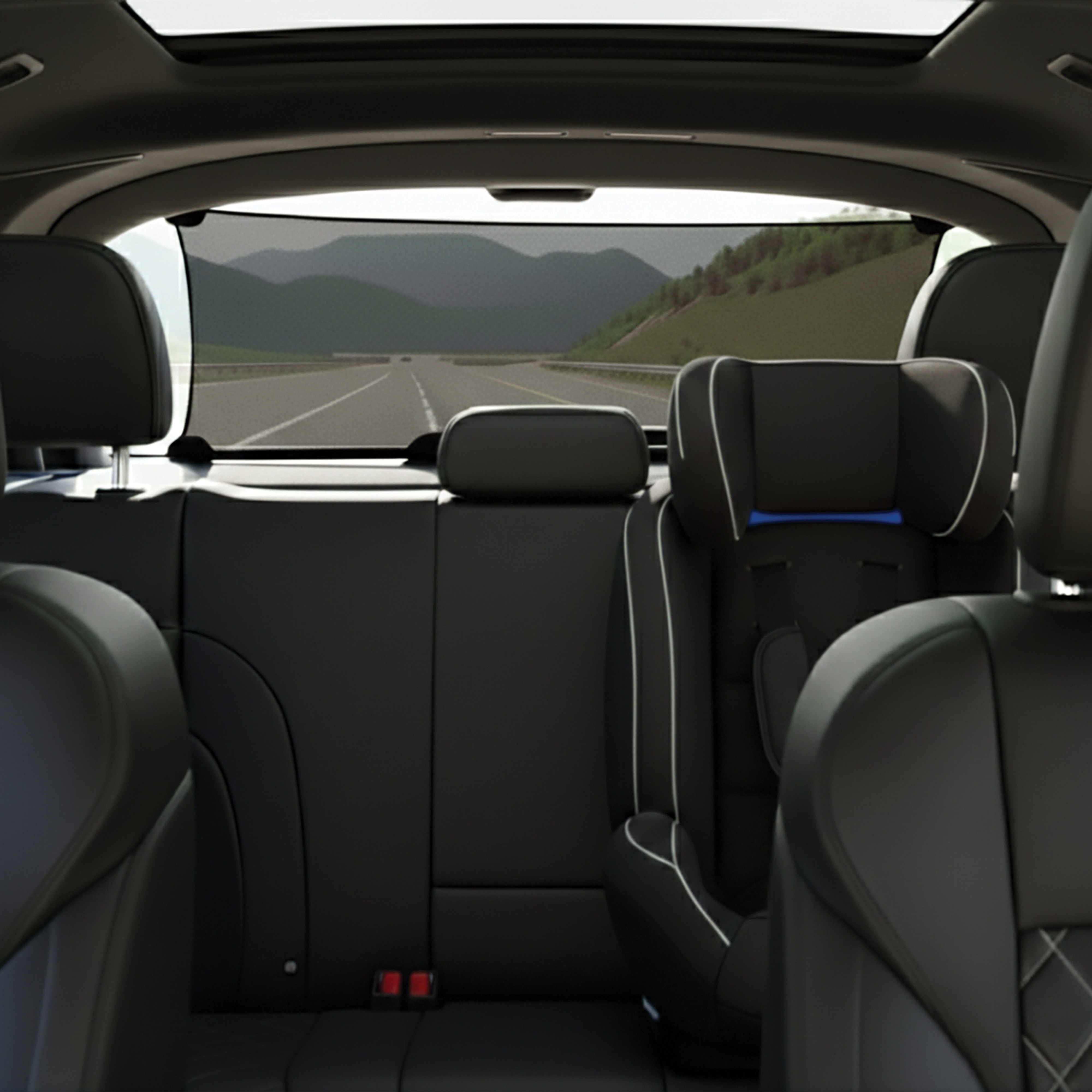 Solix car rear window sunshade