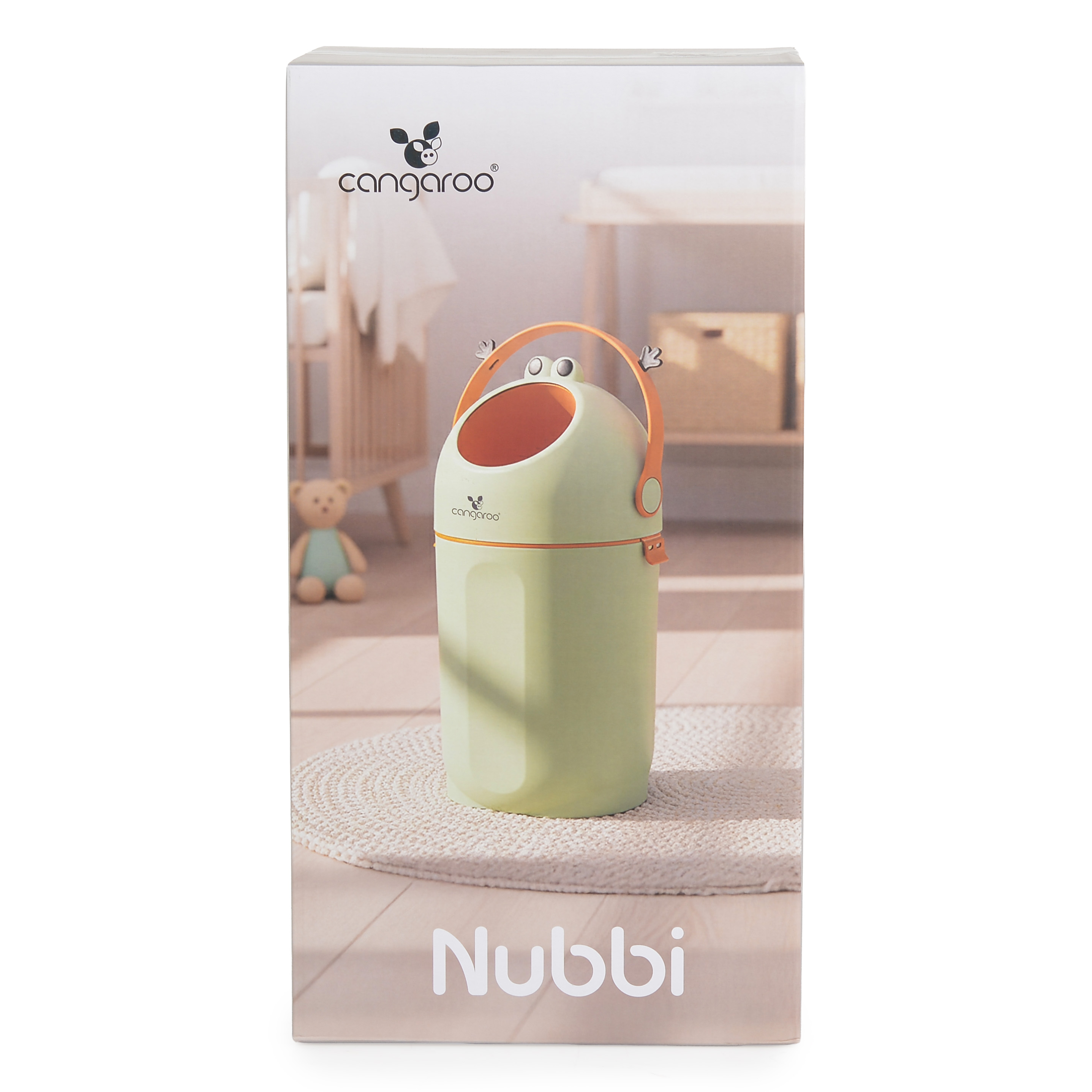 Nubbi green hygiene basket