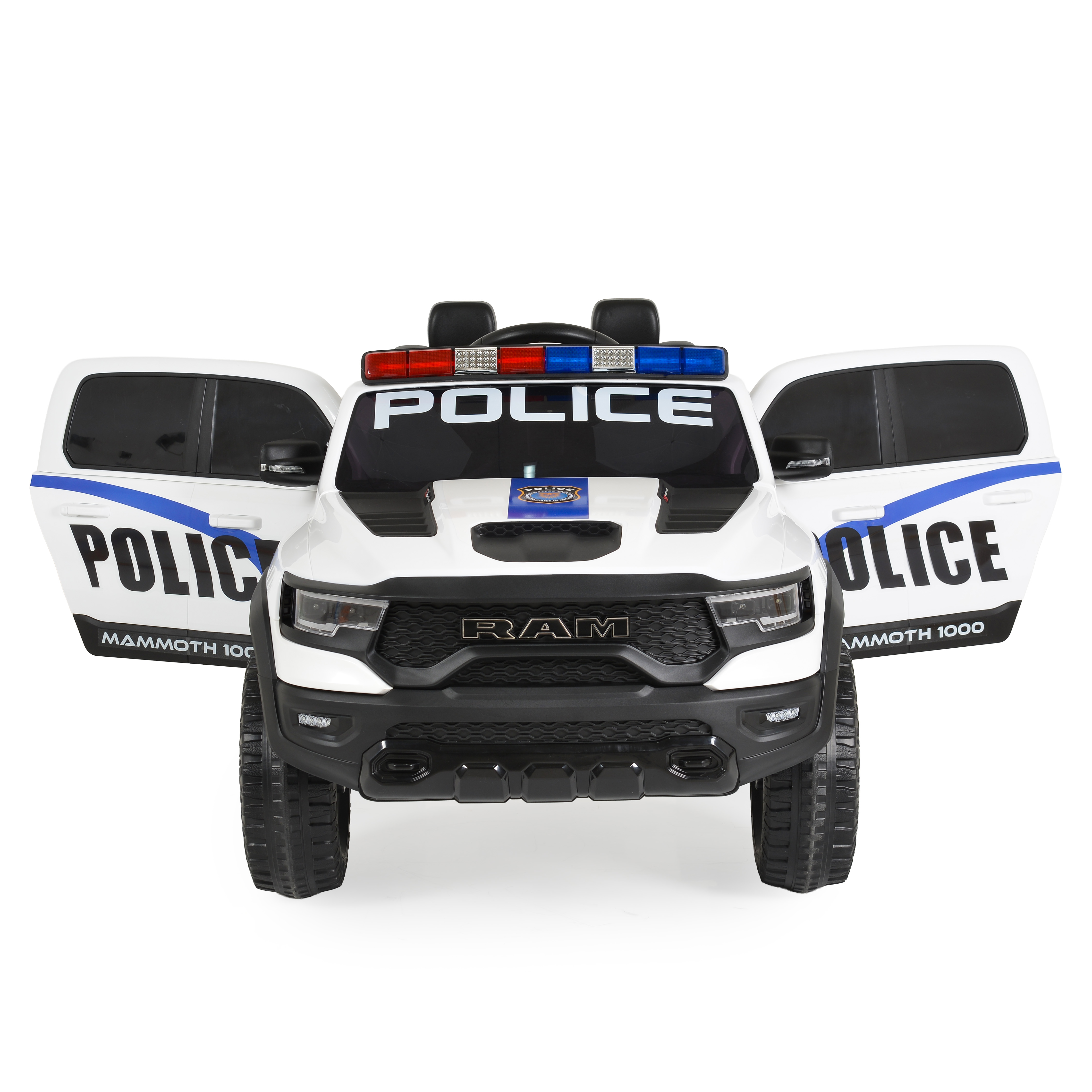 Battery-powered Jeep Ram Mammoth 1000 white