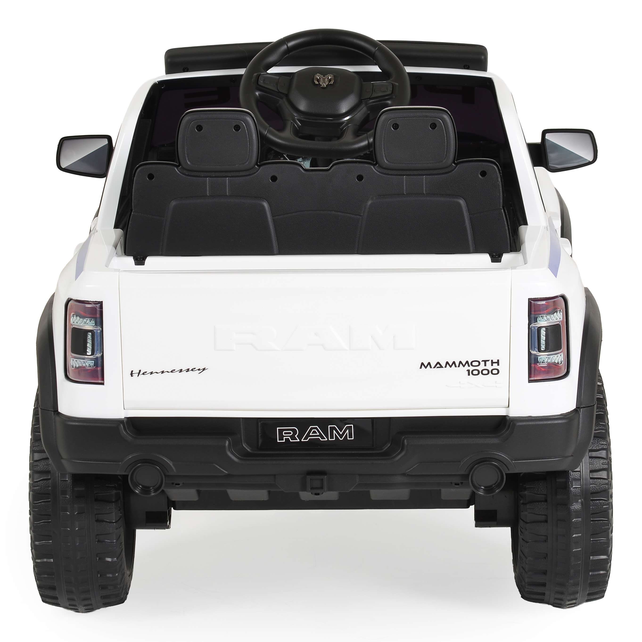 Battery-powered Jeep Ram Mammoth 1000 white
