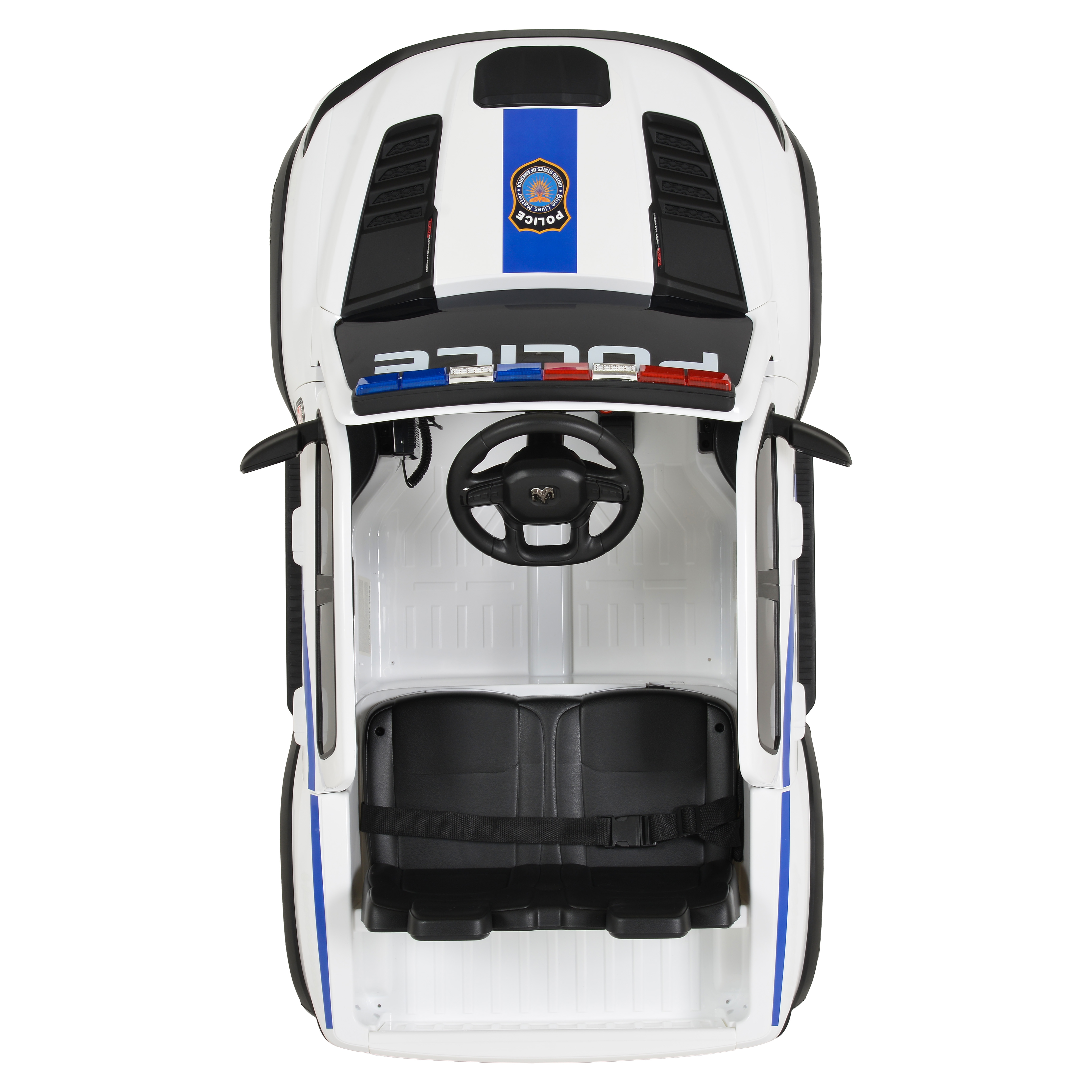 Battery-powered Jeep Ram Mammoth 1000 white