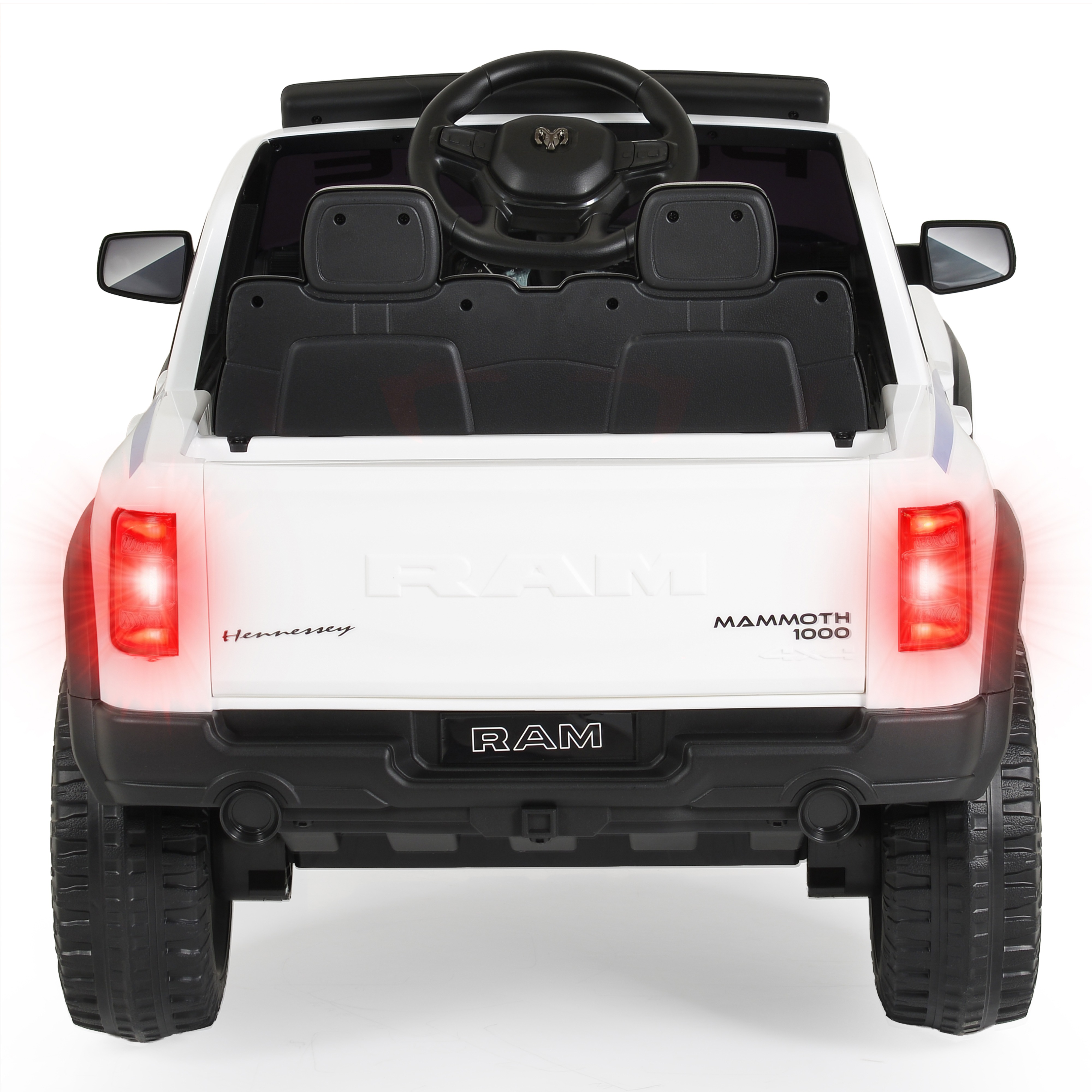 Battery-powered Jeep Ram Mammoth 1000 white