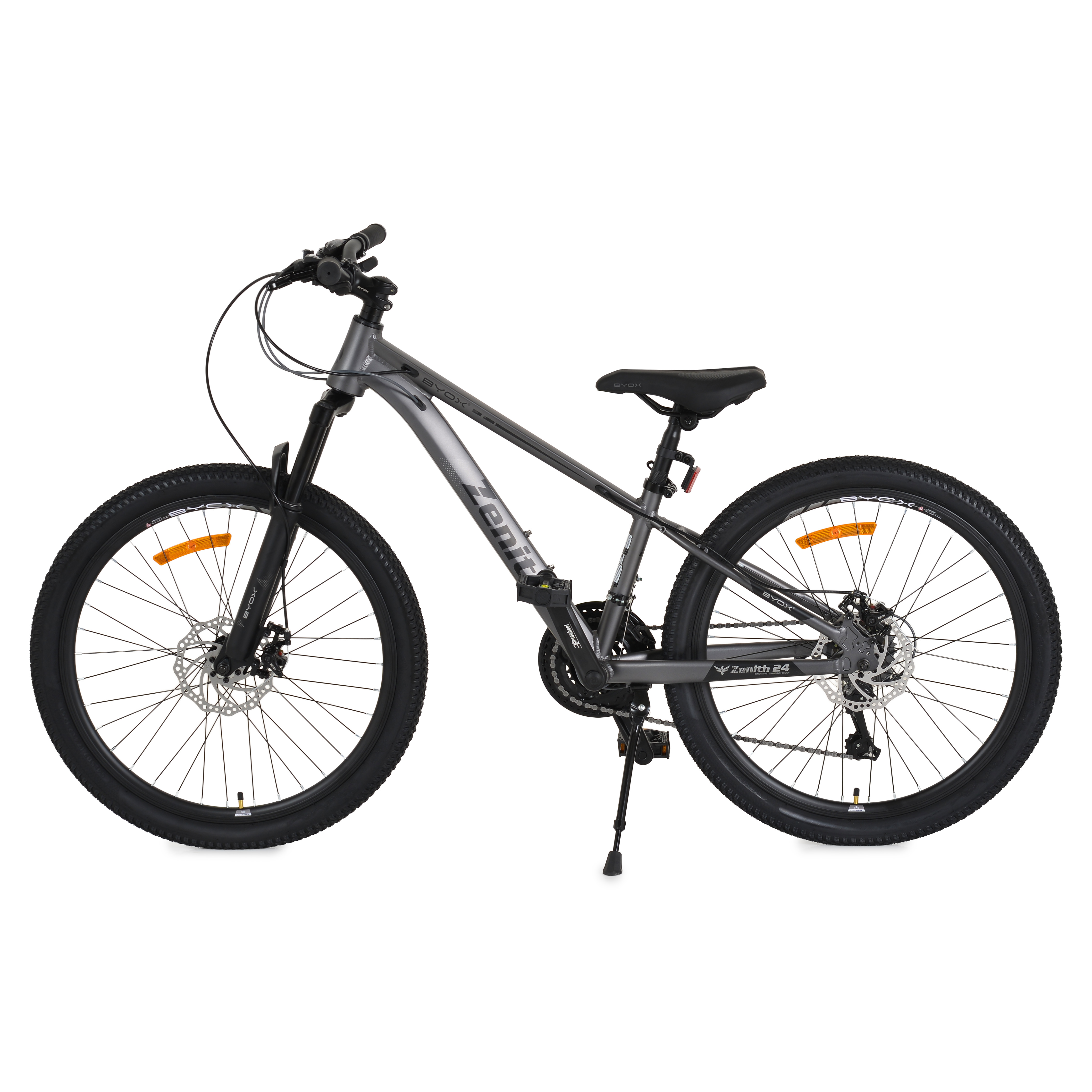 Bicycle with gears alloy 24" Zenith grey