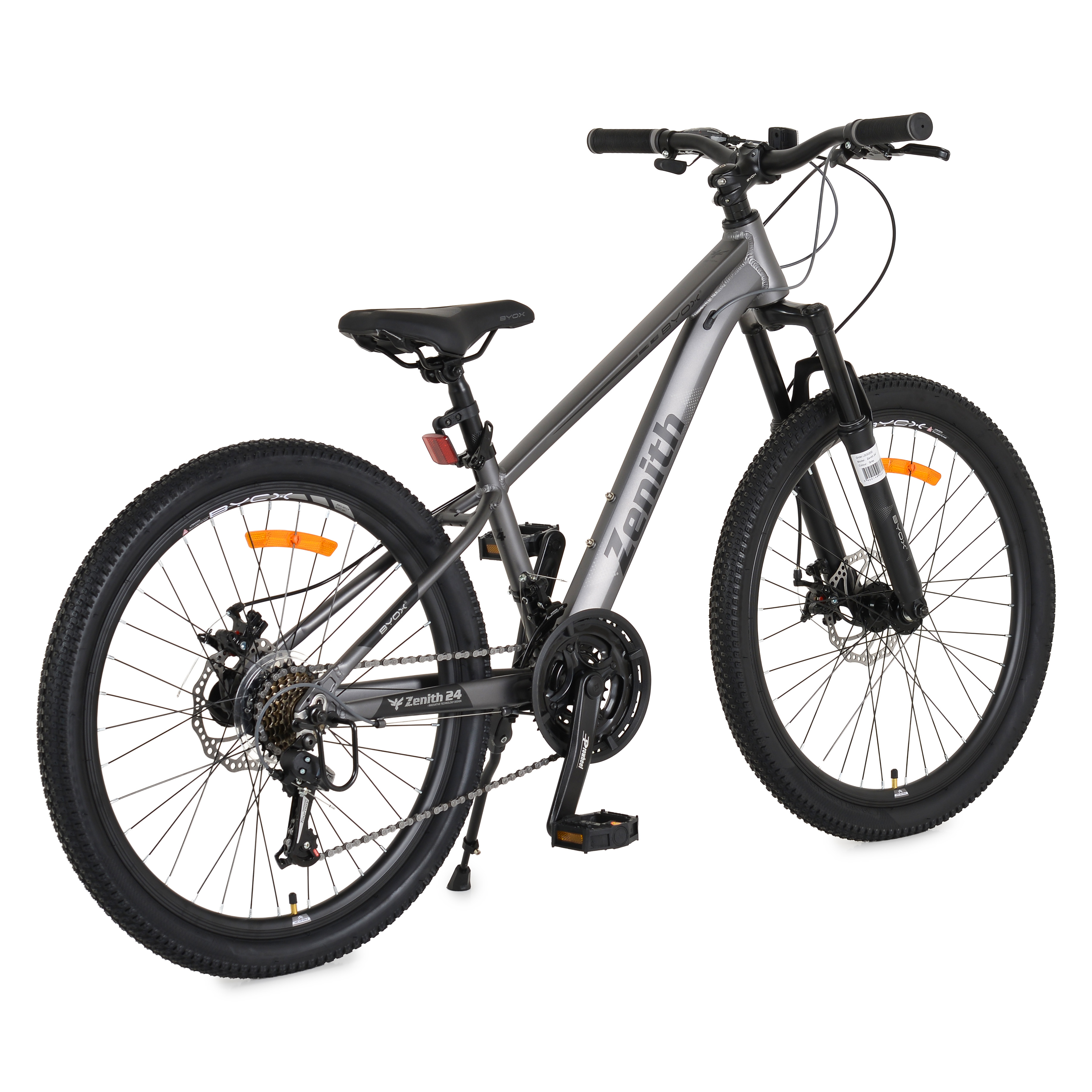Bicycle with gears alloy 24" Zenith grey