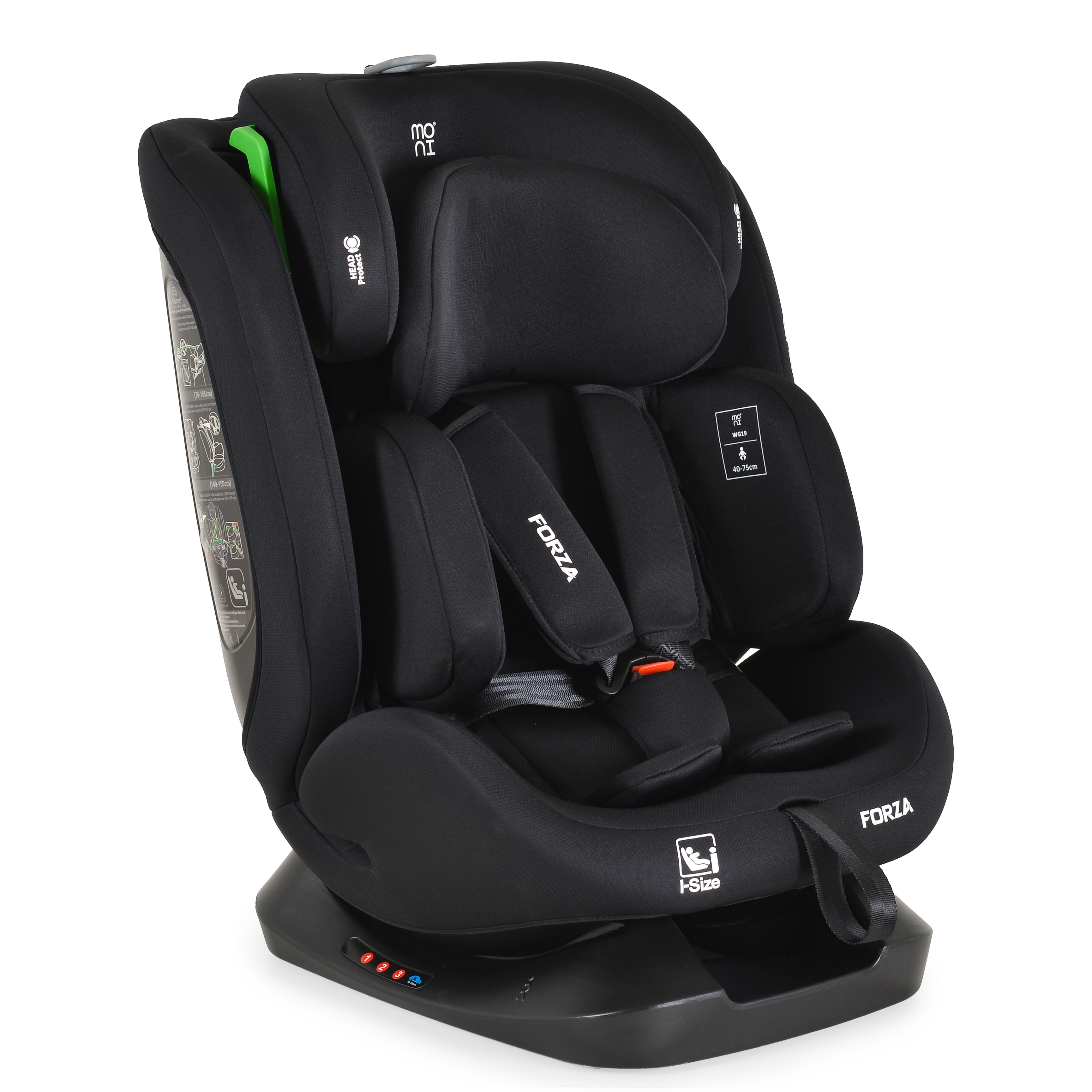 Car seat Forza 40-150cm Black