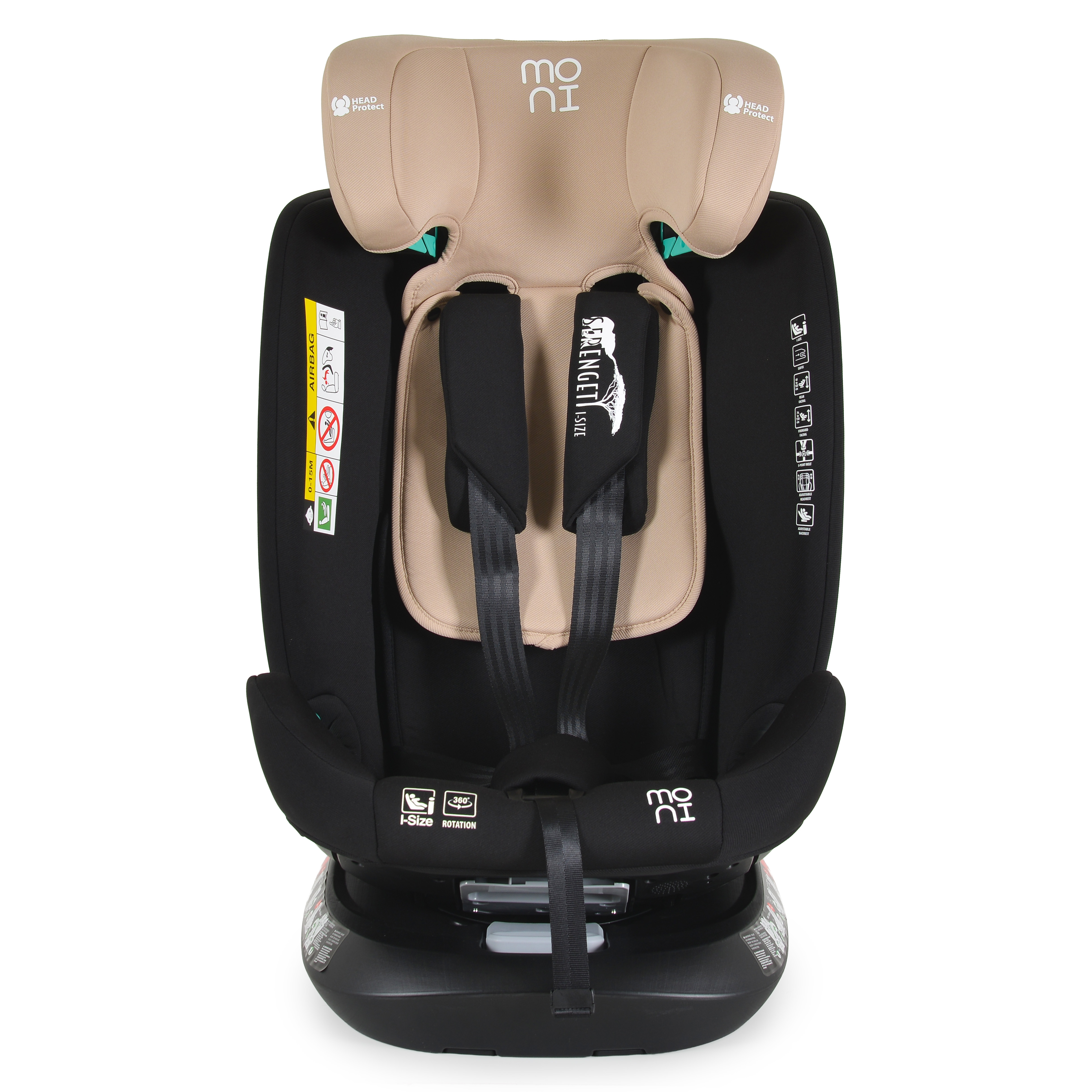 Car seat Serengeti 40-150cm beige