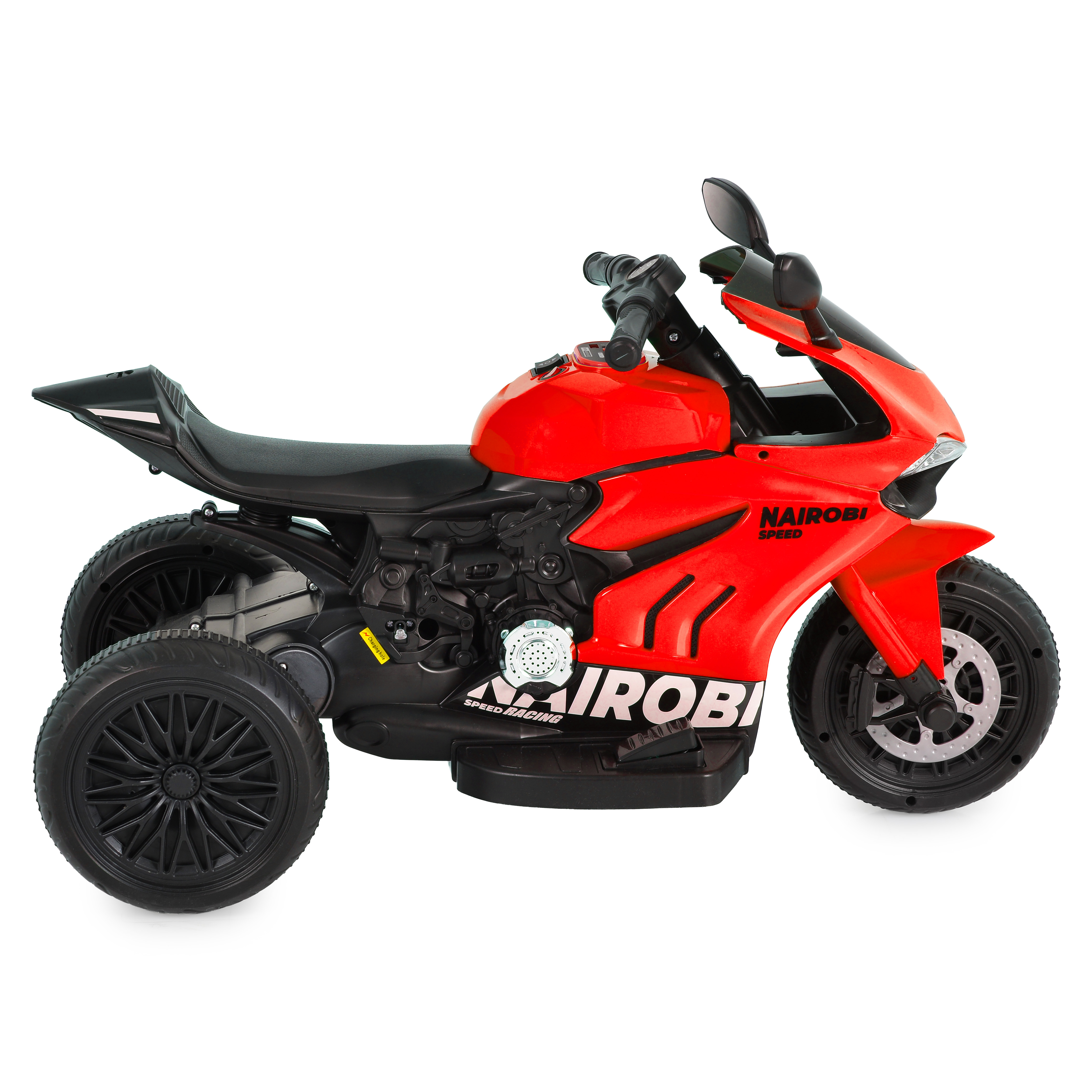 Nairobi battery-powered motorbike red