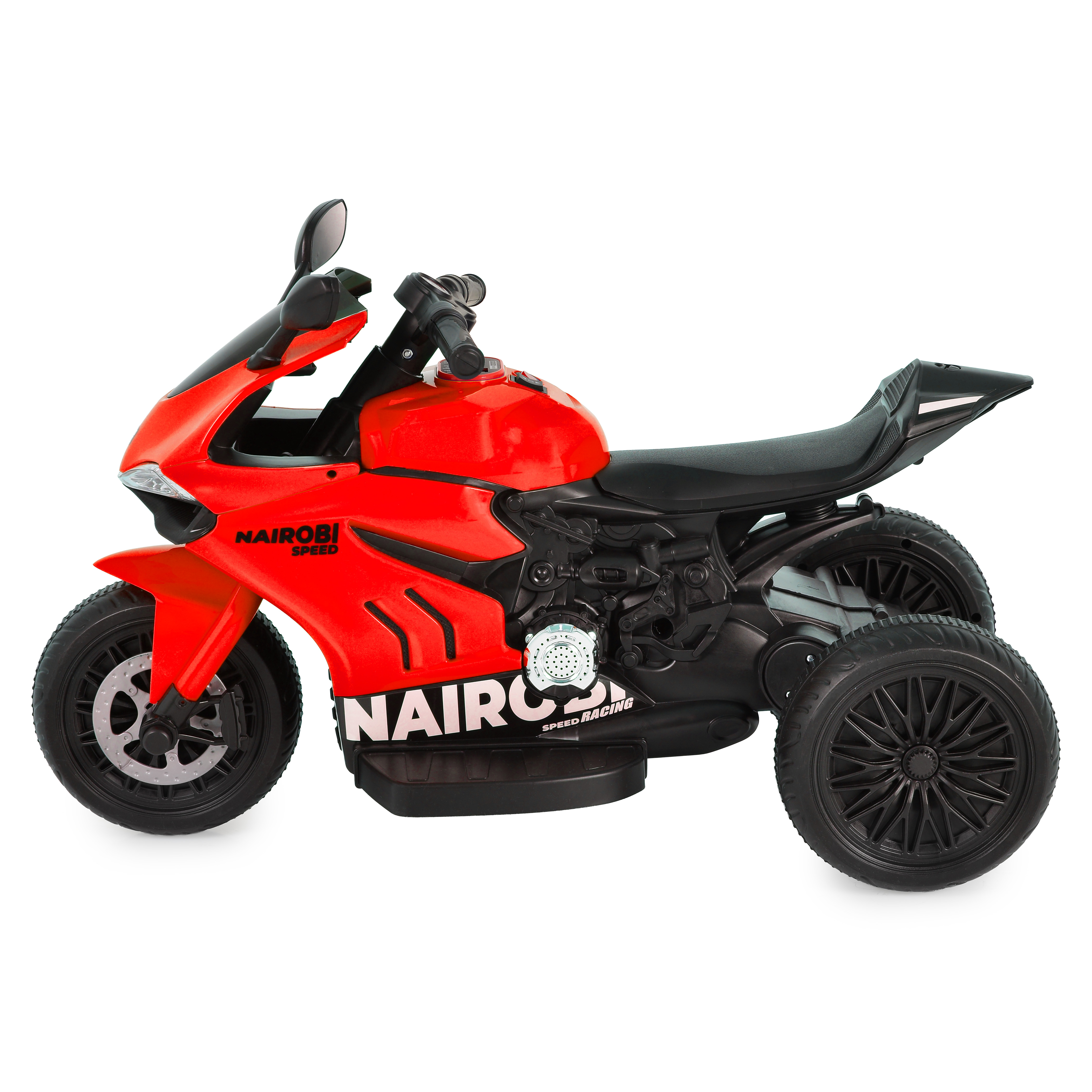Nairobi battery-powered motorbike red
