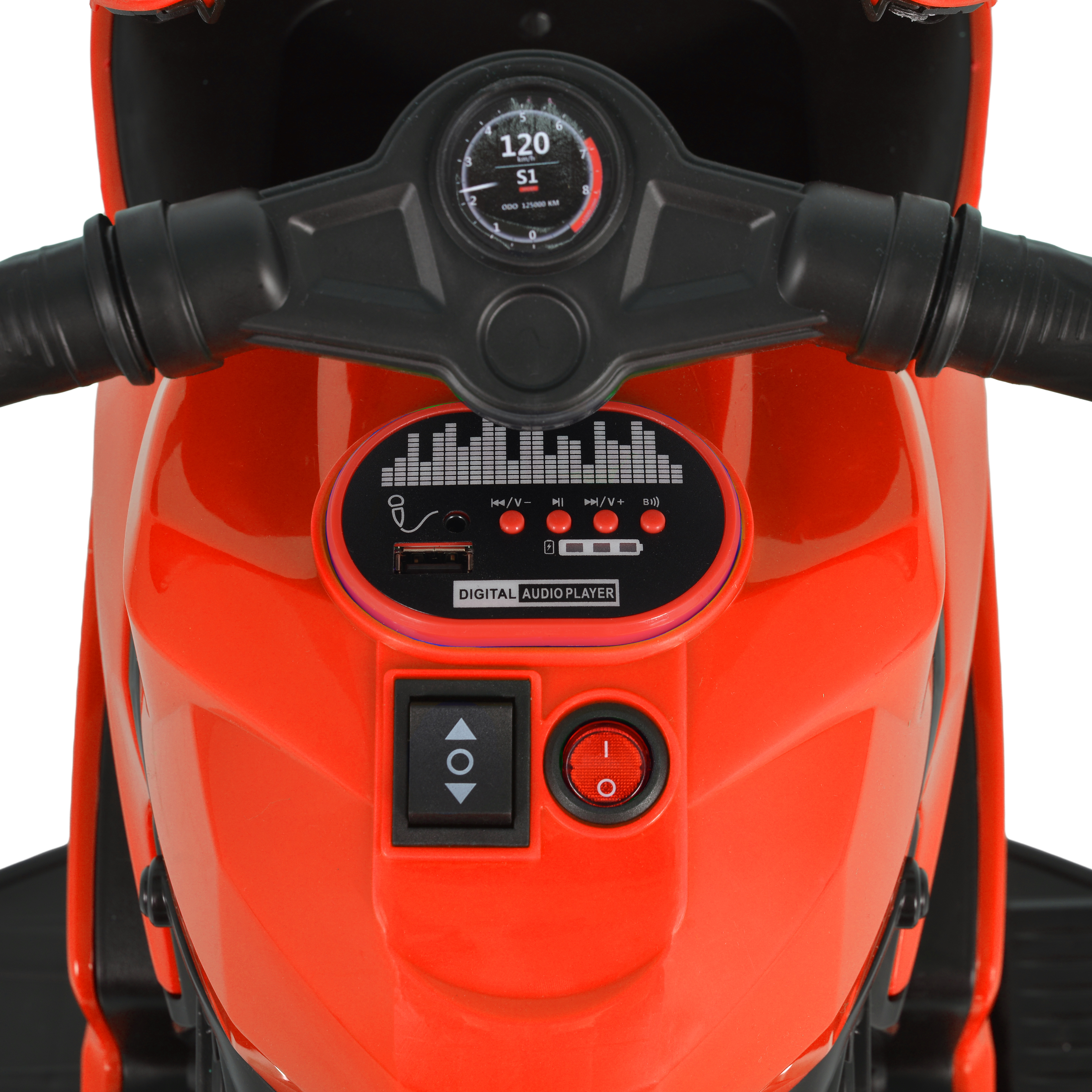 Nairobi battery-powered motorbike red