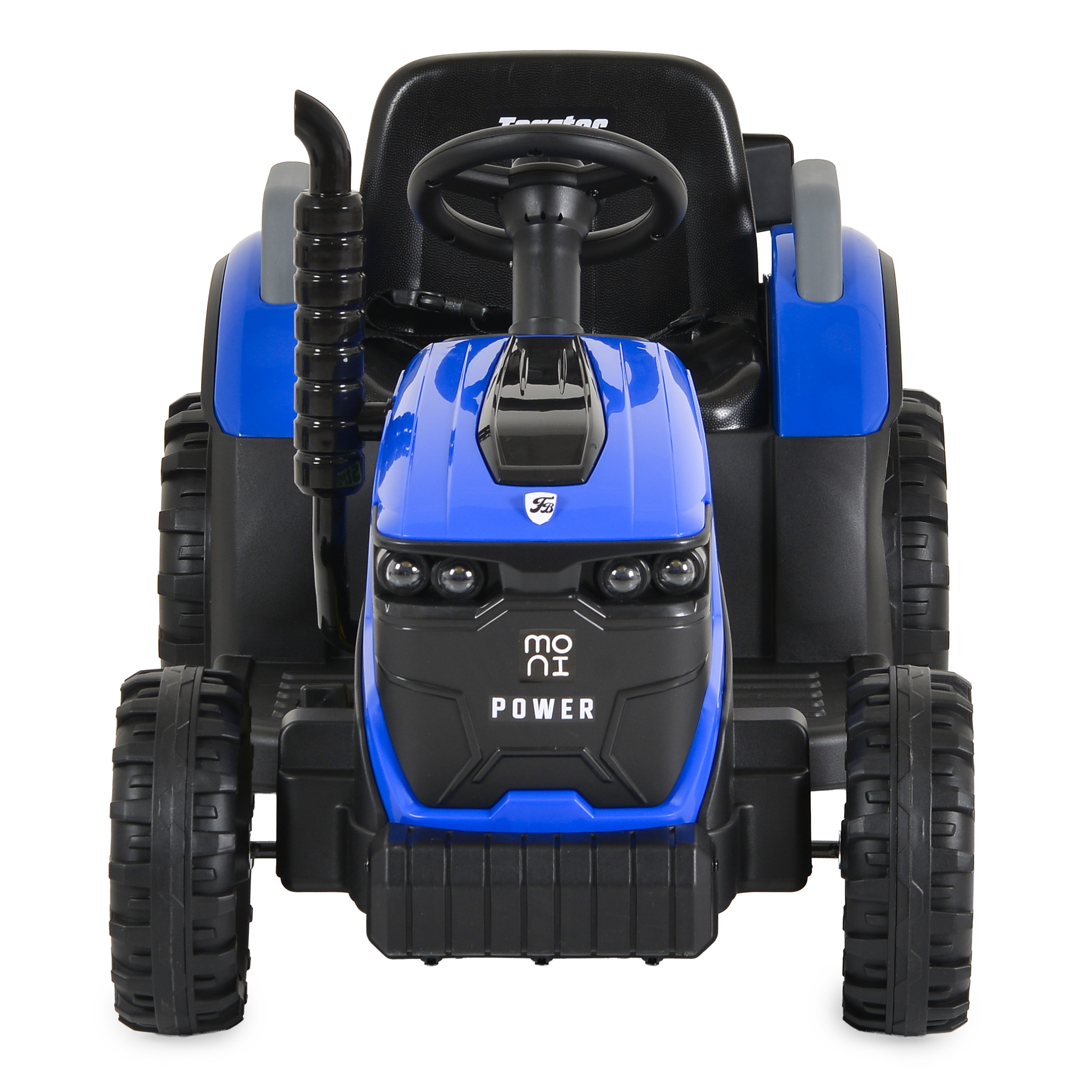 Battery-powered tractor Terron blue