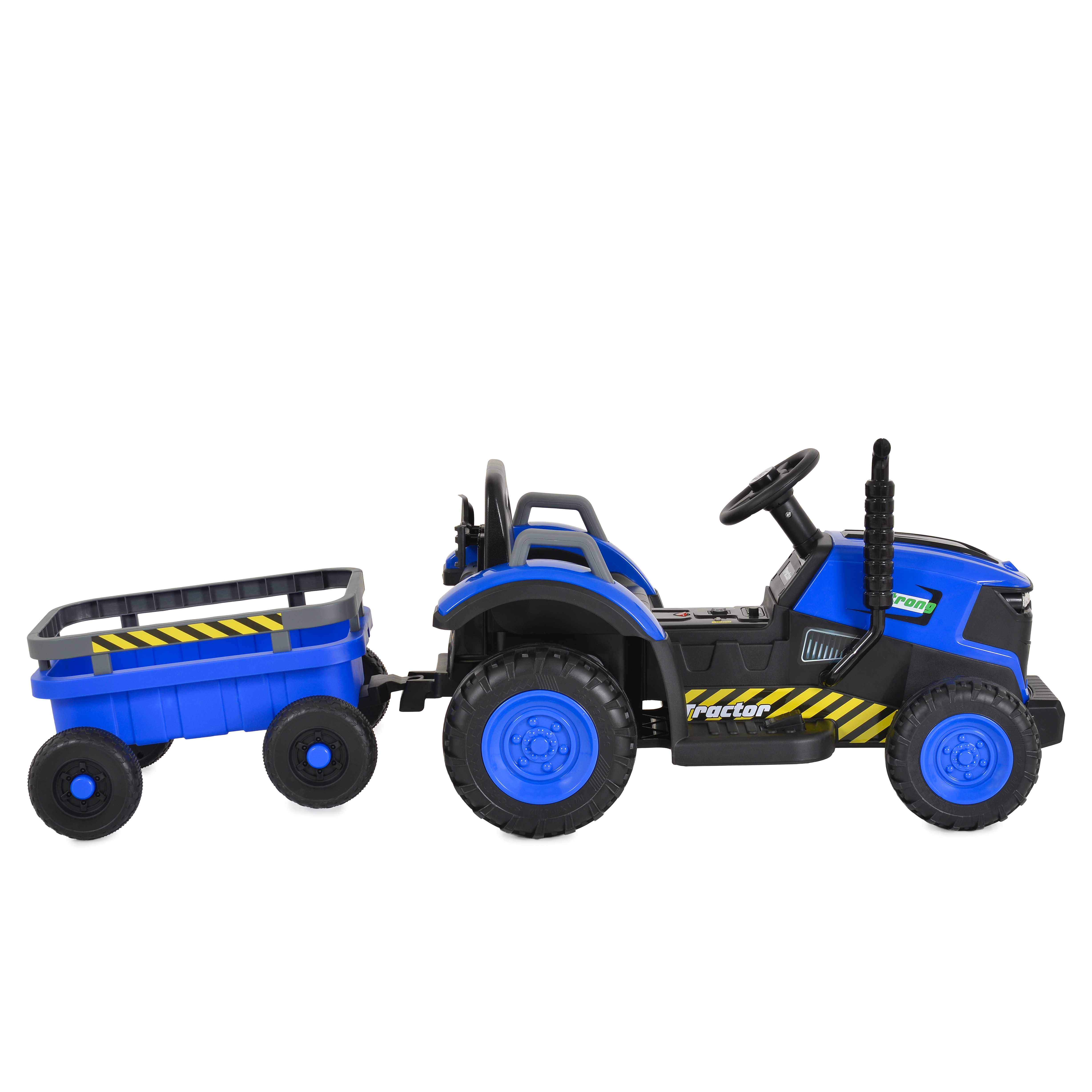 Battery-powered tractor Terron blue