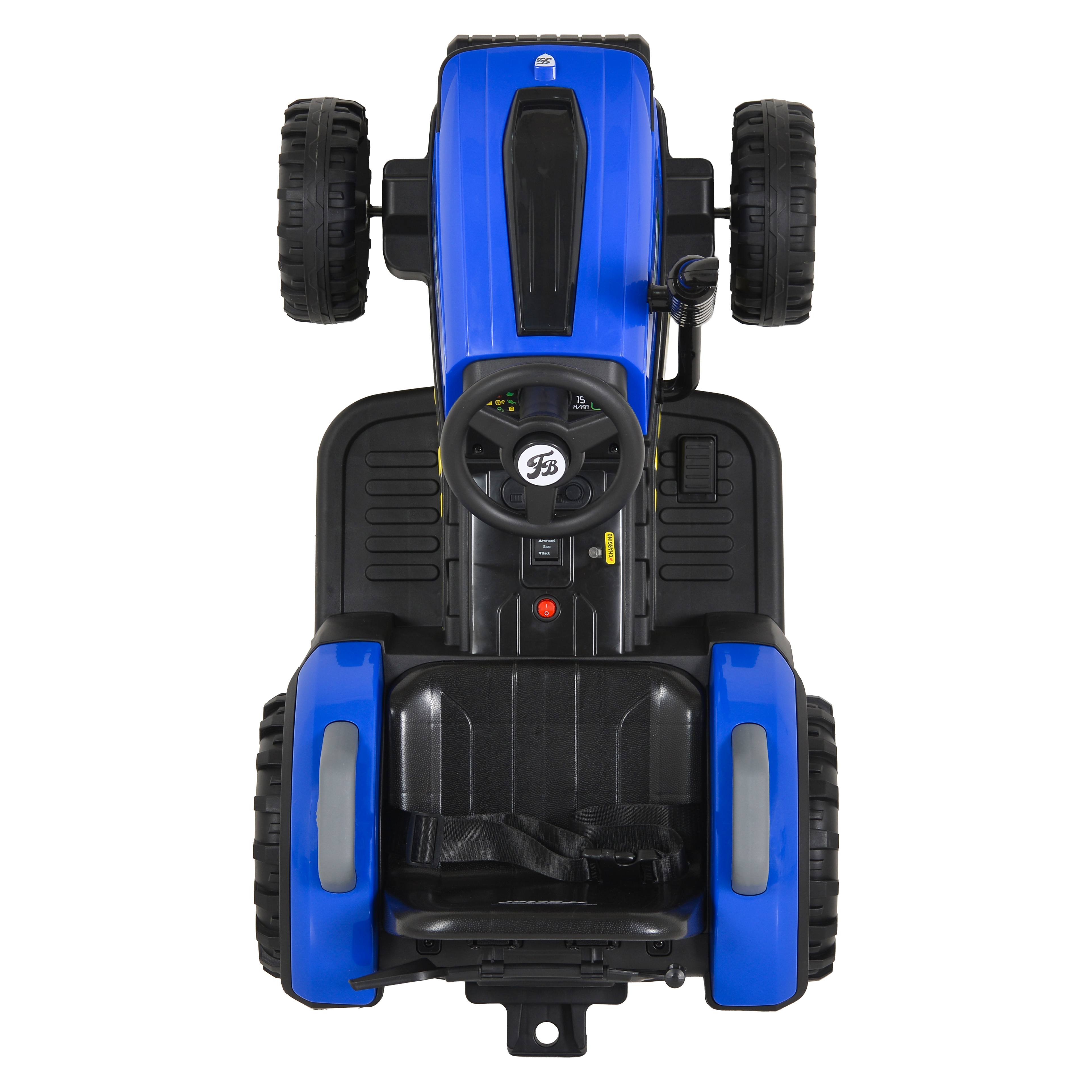Battery-powered tractor Terron blue